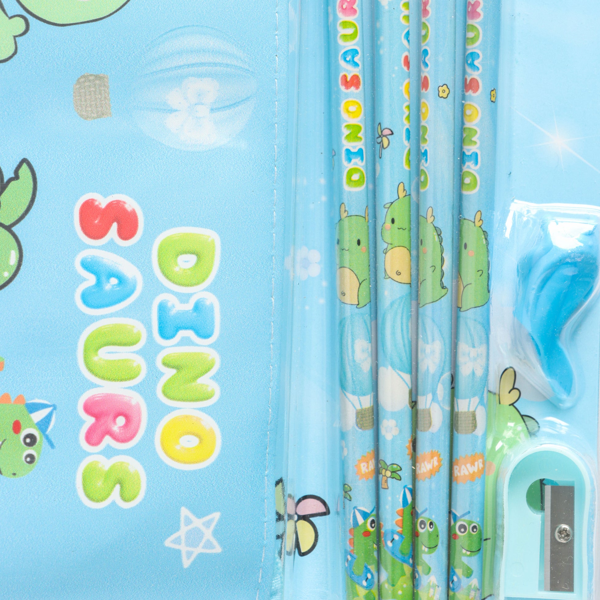 Kids Cartoon Pencil Box Stationery Set – Assorted Pack of 1