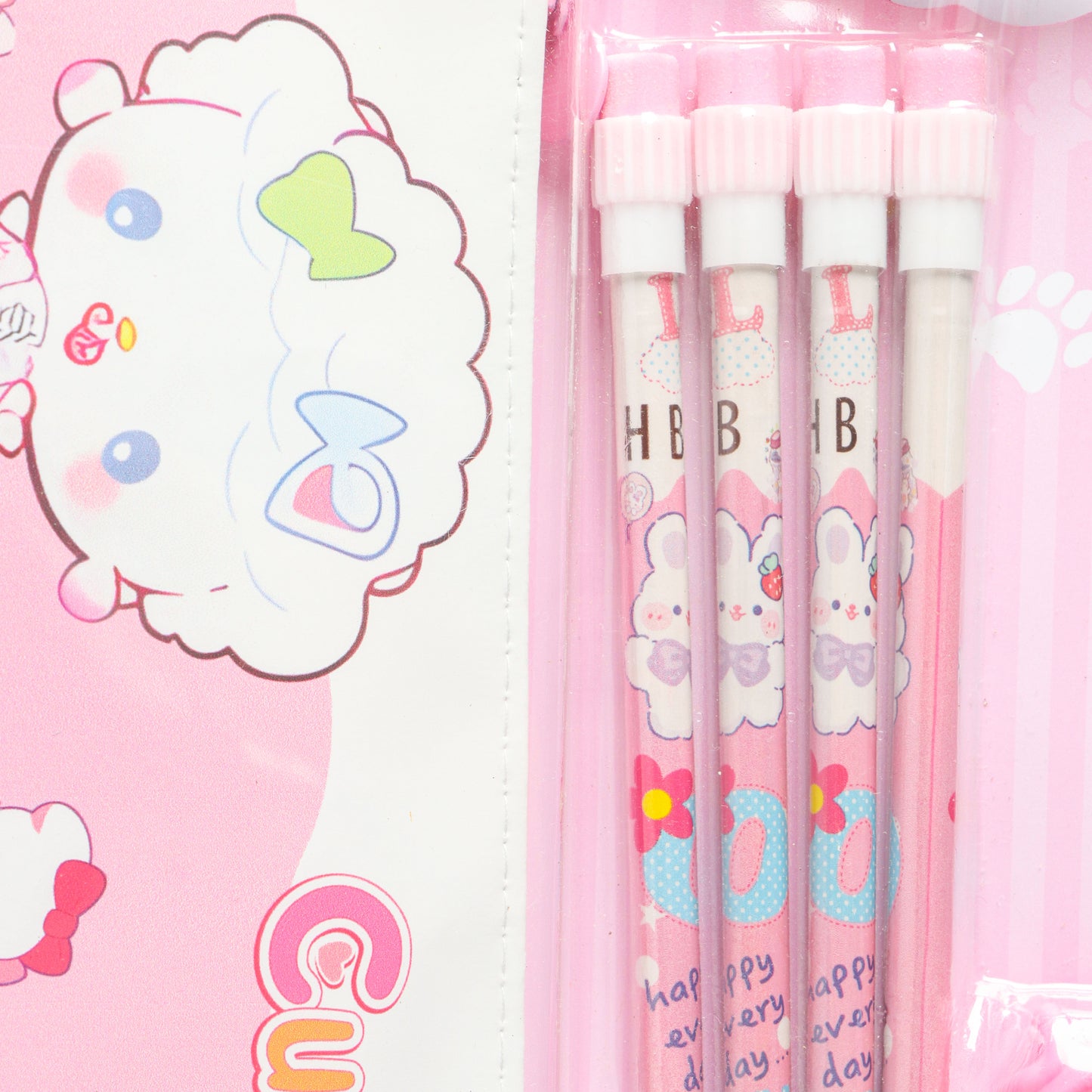 Kids Cartoon Pencil Box Stationery Set – Assorted Pack of 1