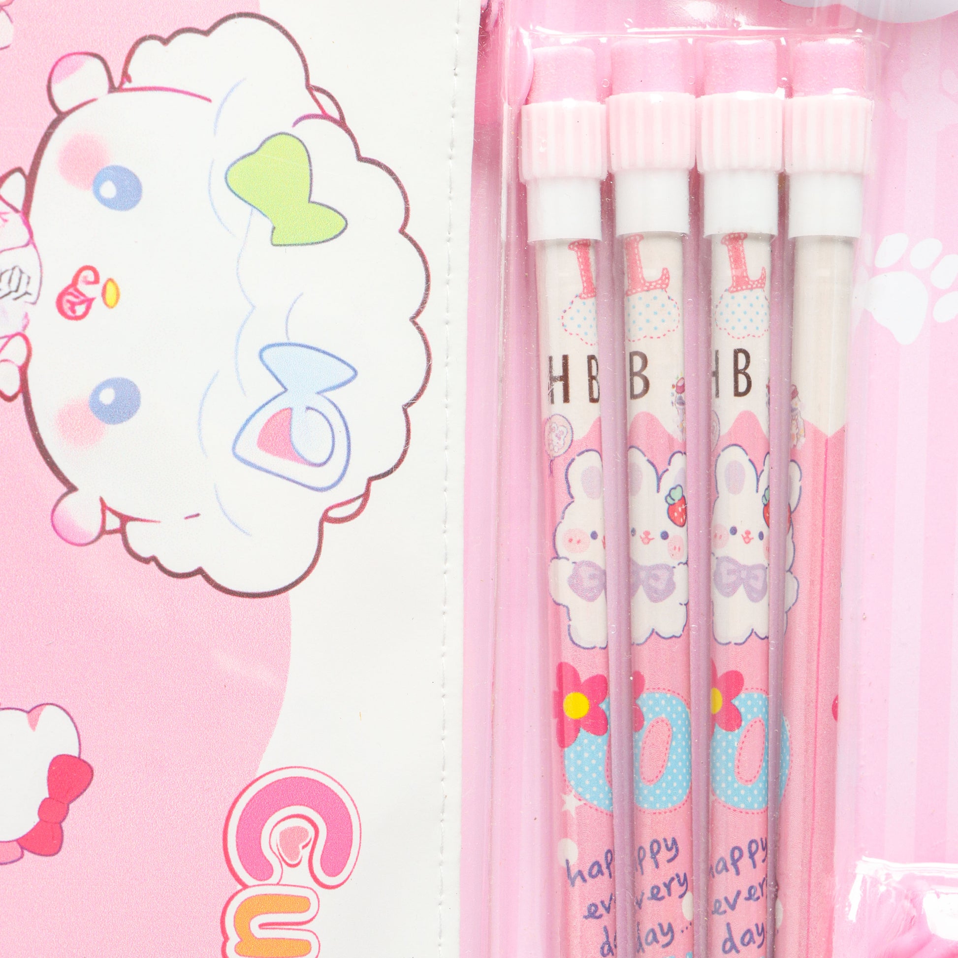 Kids Cartoon Pencil Box Stationery Set – Assorted Pack of 1