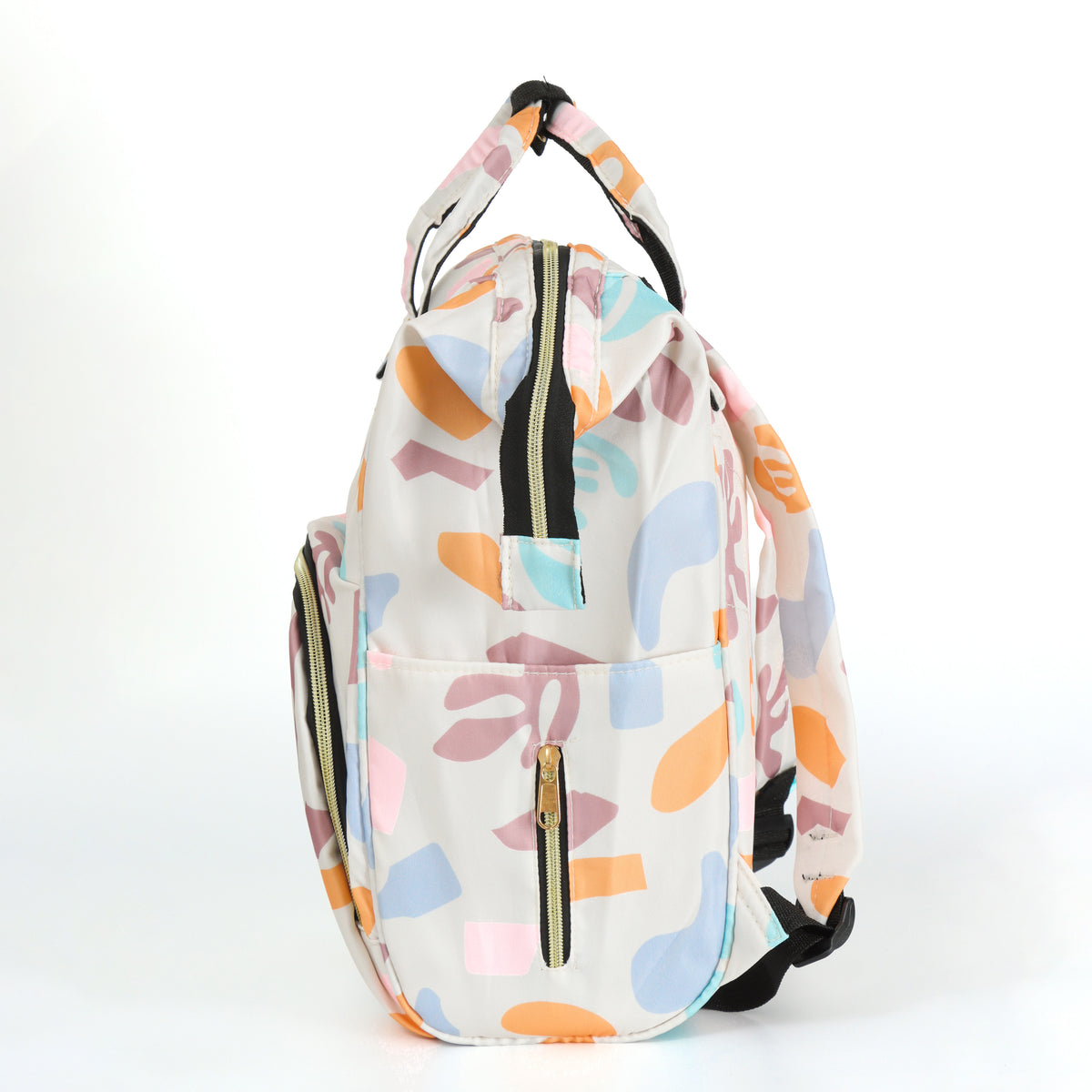 JusCubs Floral Print Diaper Bag with Multiple Pockets - Assorted Pcak of 1