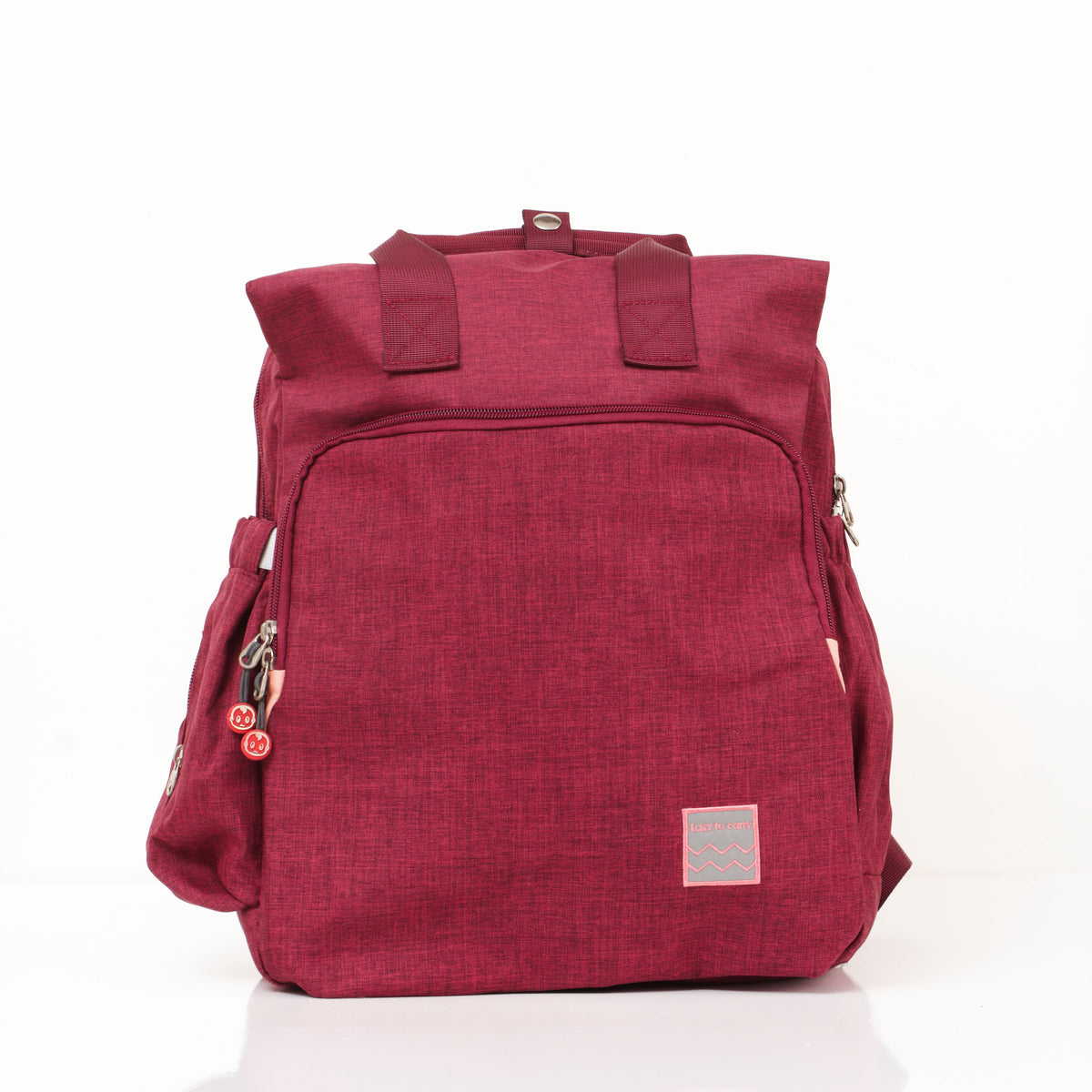 JusCubs Diaper Bag with Matching Pouch & Multiple Pockets