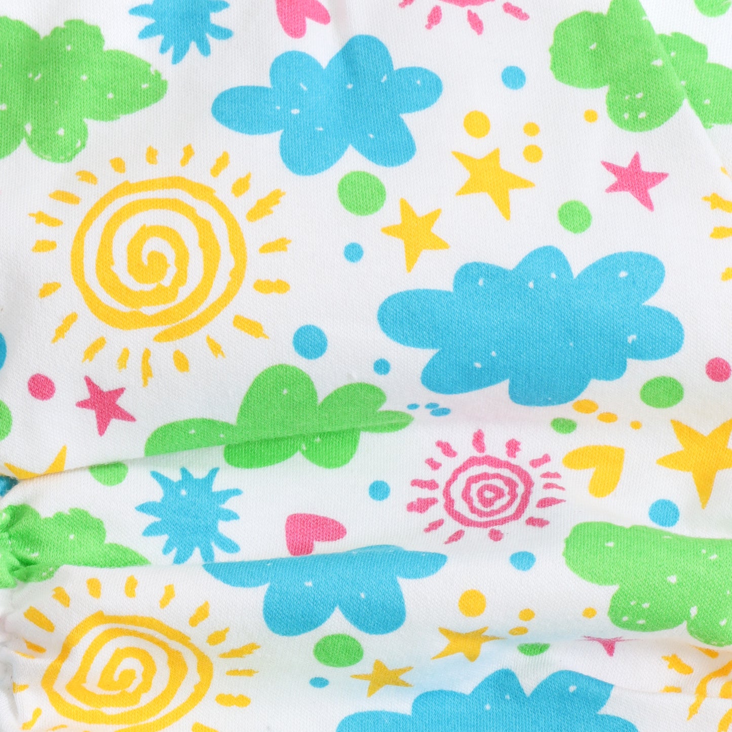 JusCubs Unisex Infant Tie-Up Reusable Cloth Nappy Set | Assorted Prints (Pack of 3)