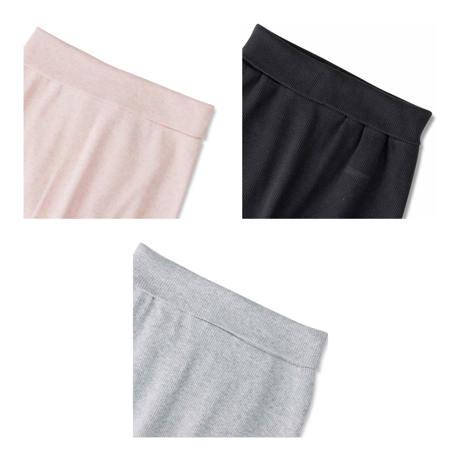 Baby Girls Cotton Jogger Pants - 3-Pack (Black, Grey, Beige)