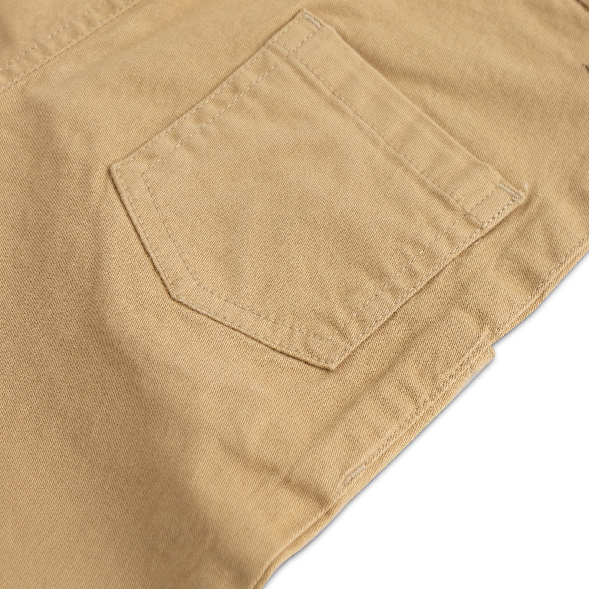 Boys' Classic Beige Cotton Chino Pants