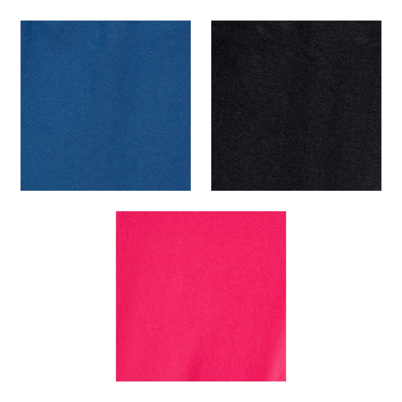 "Girls' Cotton Leggings - Pack of 3 (Blue, Black, Dark Fushia) - Soft & Stretchable Everyday Wear"