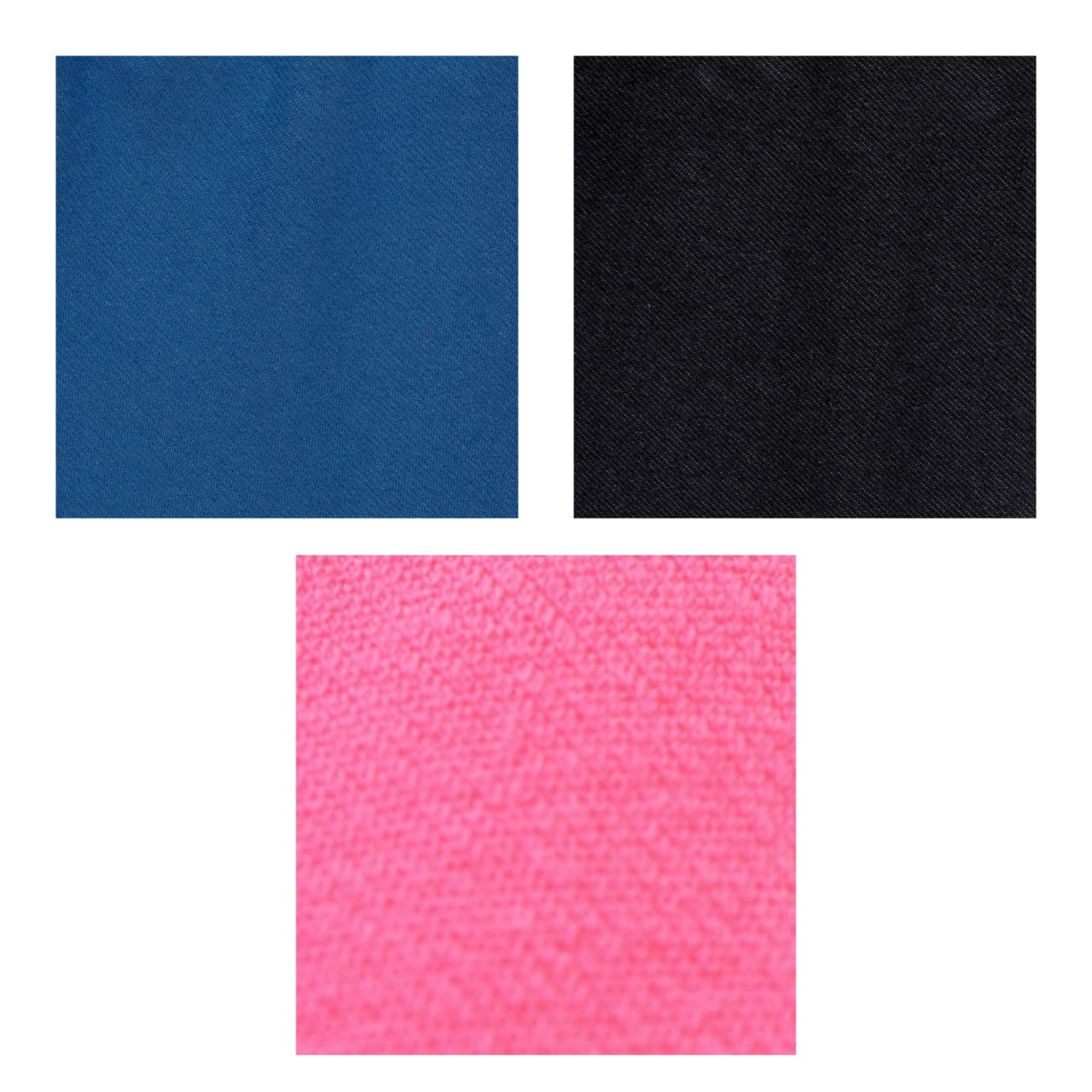 "Girls' Cotton Jeggings - Pack of 3 (Blue, Black, Pink) - Stretchable & Comfortable Fit"