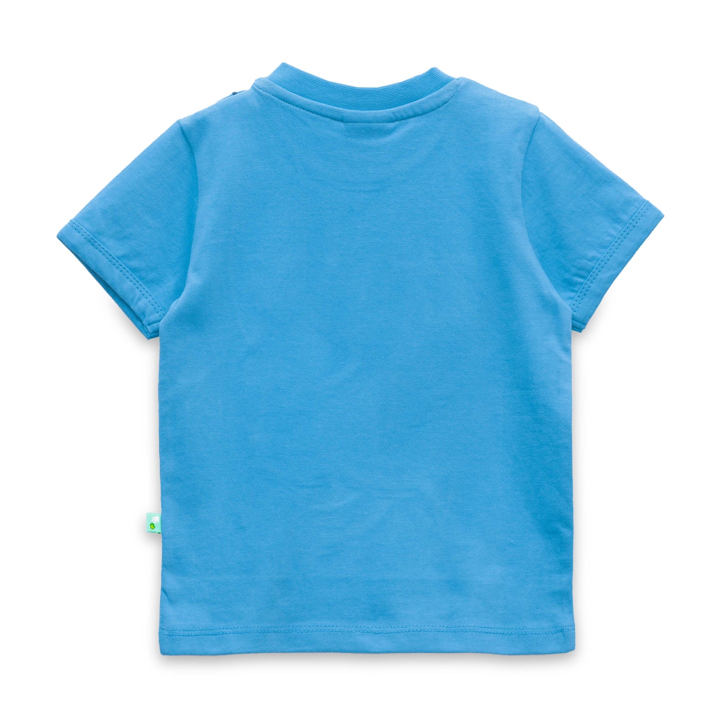"Baby Boys Stylish Camera Graphic Blue T-shirt with Matching Yellow Shorts"