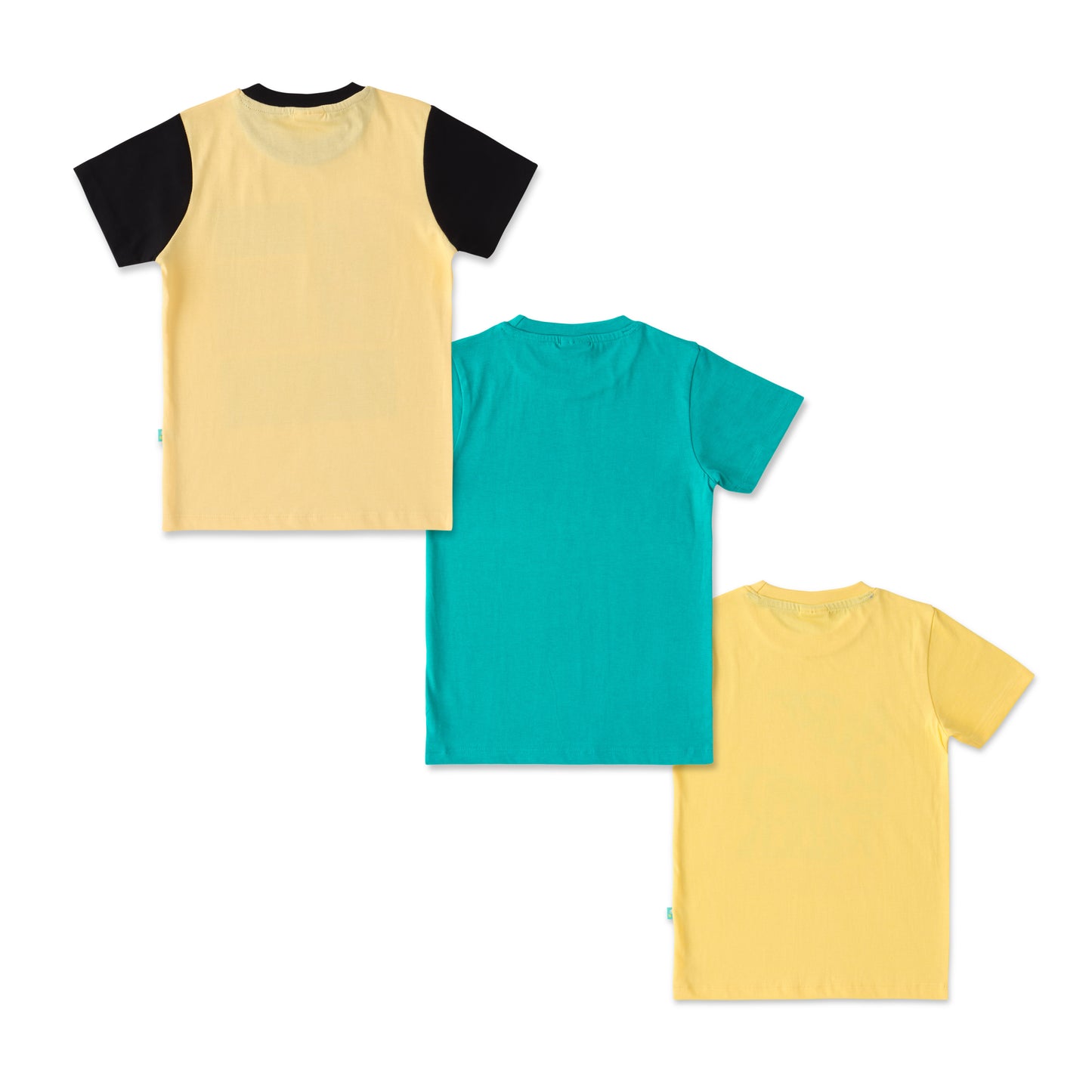 "Boys' Pack of 3 Graphic Printed T-Shirts – Dinosaur, Airplane & Surf Rider Designs"