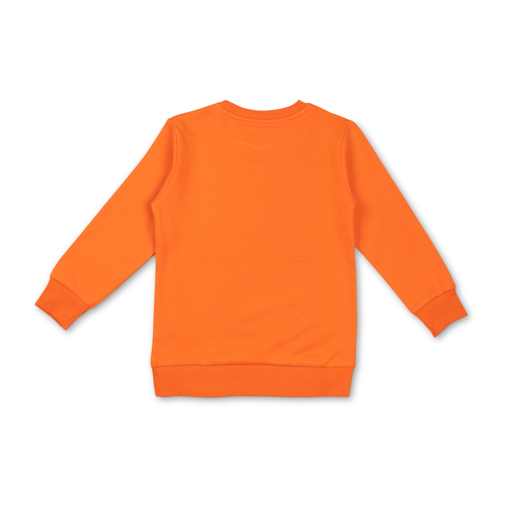 Boys' Orange Graphic T-shirt - "Mad Wheels Eagles" Biker Club Design