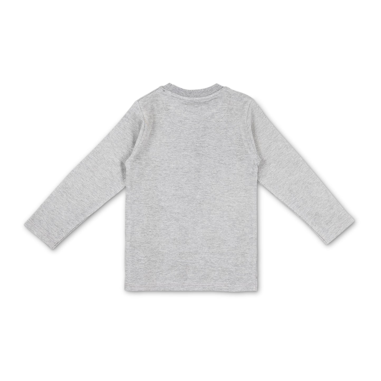 Boys' Grey Long Sleeve T-Shirt - "Adventure Begins" Vintage Truck Graphic
