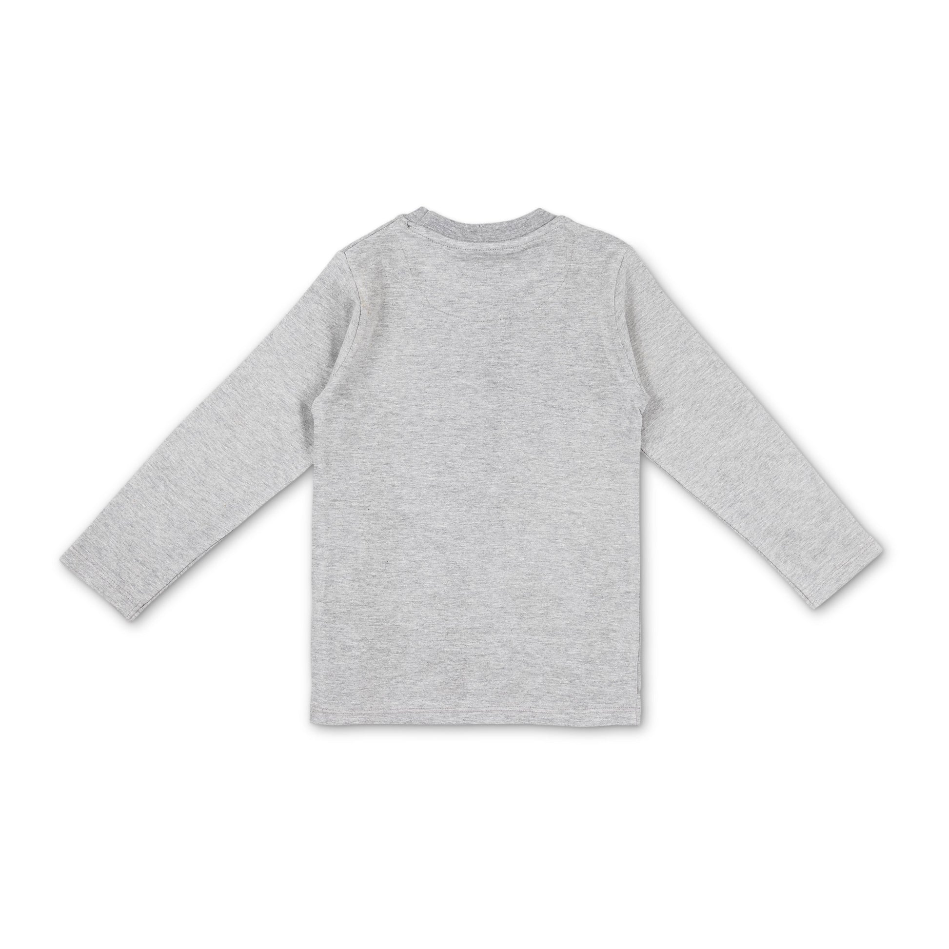 Boys' Grey Long Sleeve T-Shirt - "Adventure Begins" Vintage Truck Graphic