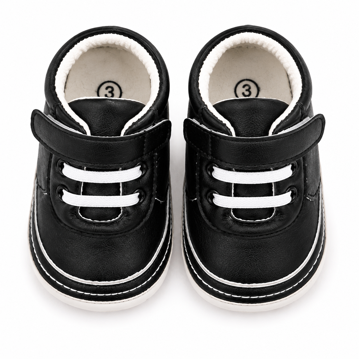 JusCubs Baby Boys & Girls Red High-Top First Walker Shoes