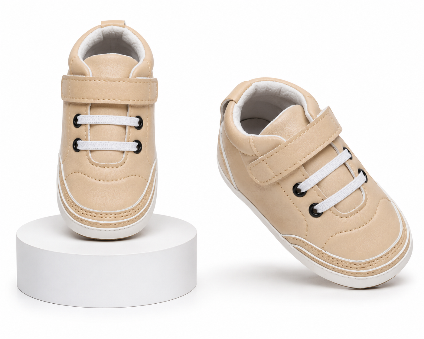 JusCubs Baby Boys & Girls Red High-Top First Walker Shoes