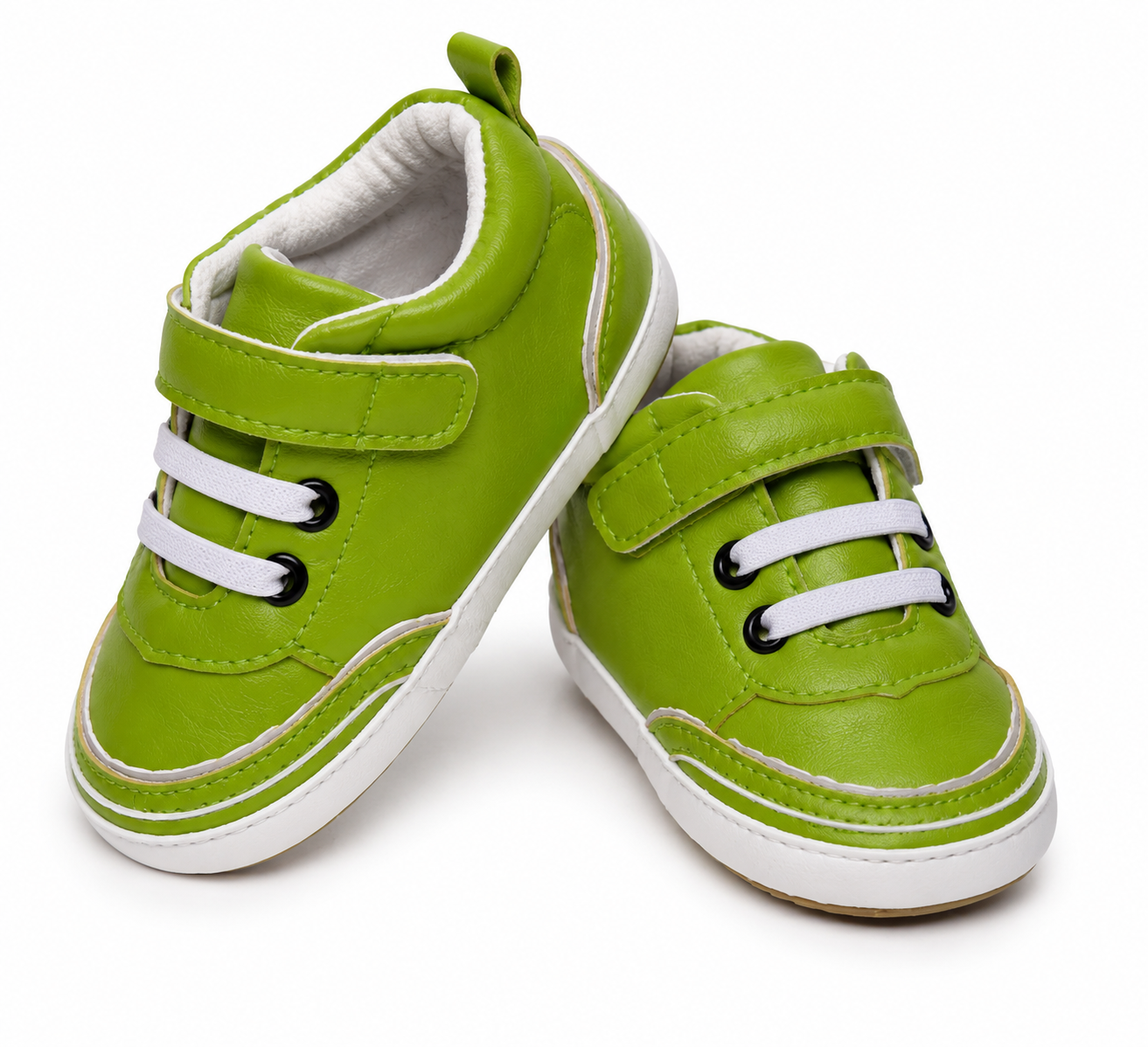 JusCubs Baby Boys & Girls Red High-Top First Walker Shoes