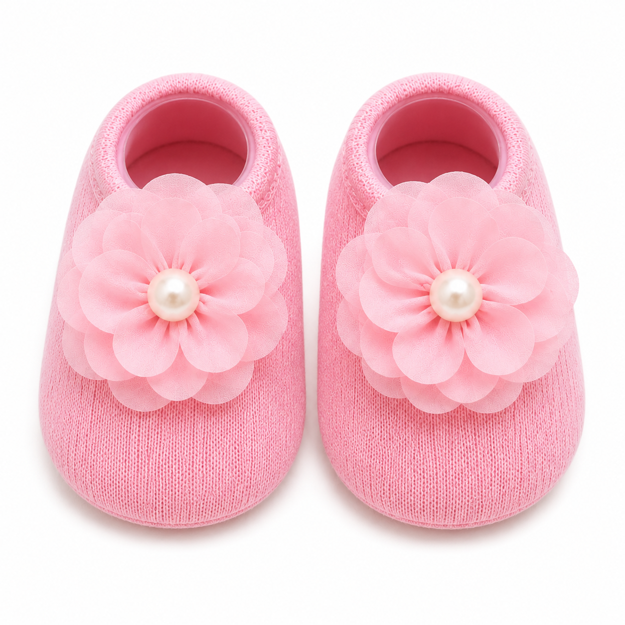 JusCubs Baby Girls Cap & Booties Gift Set