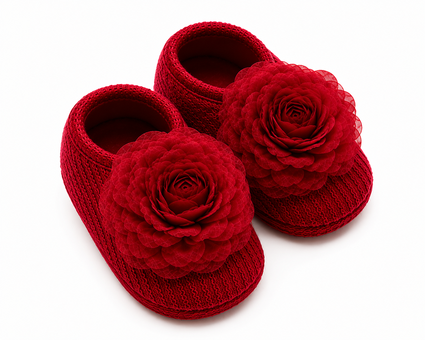 JusCubs Baby Girls Cap & Booties Gift Set