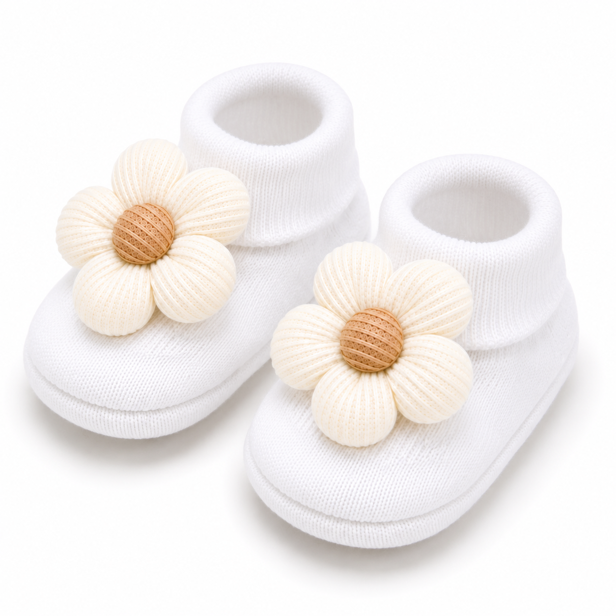 JusCubs Baby Girls Cap & Booties Gift Set