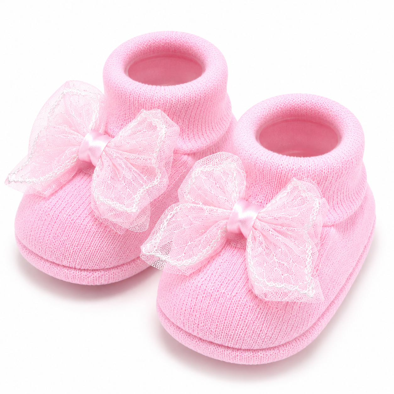 JusCubs Baby Girls Cap & Booties Gift Set