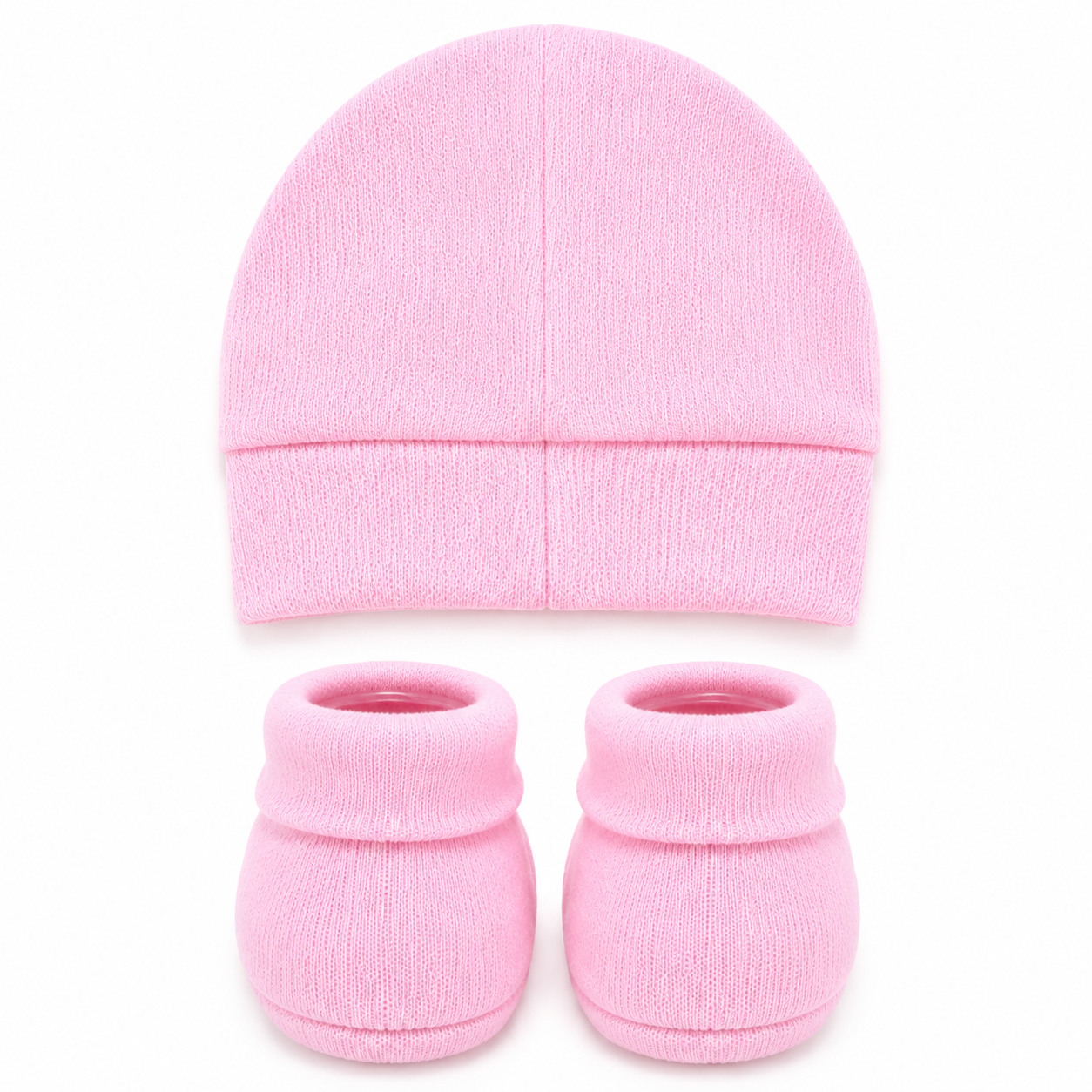 JusCubs Baby Girls Cap & Booties Gift Set