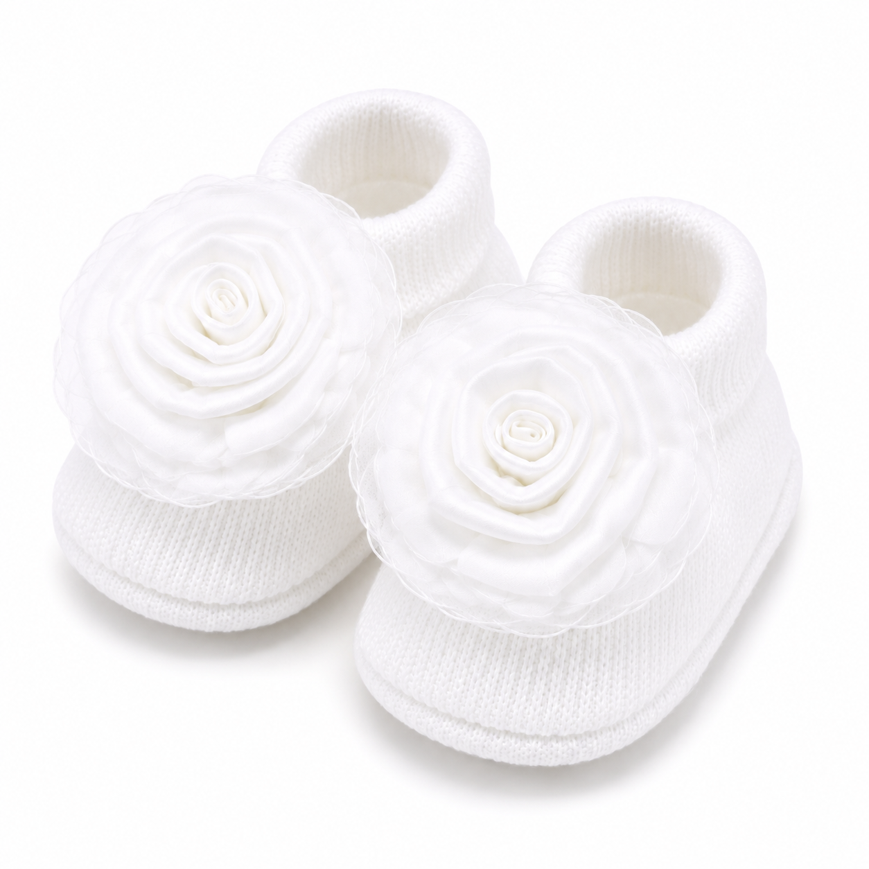 JusCubs Baby Girls Cap & Booties Gift Set