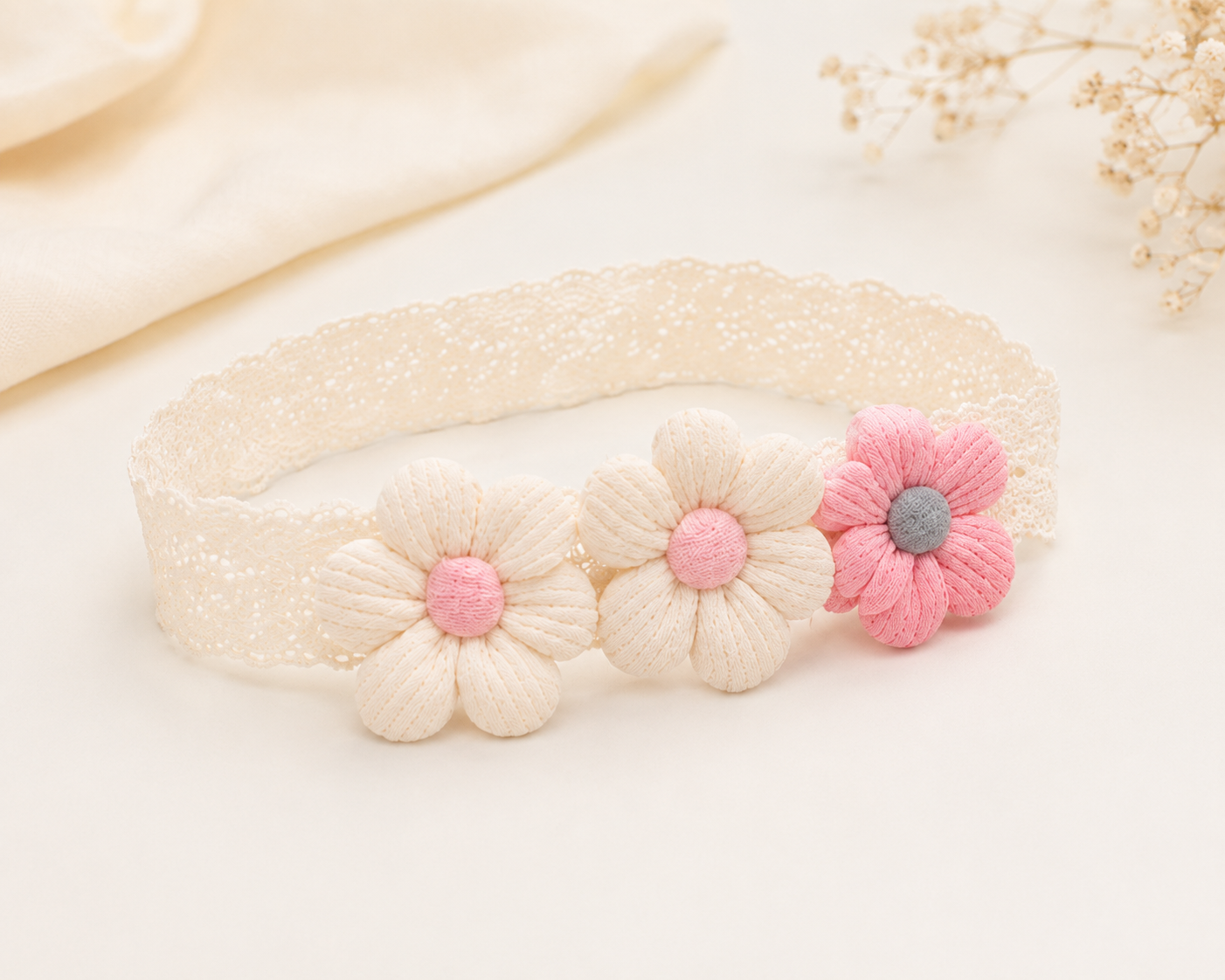 JusCubs Baby Booties and Headband Set
