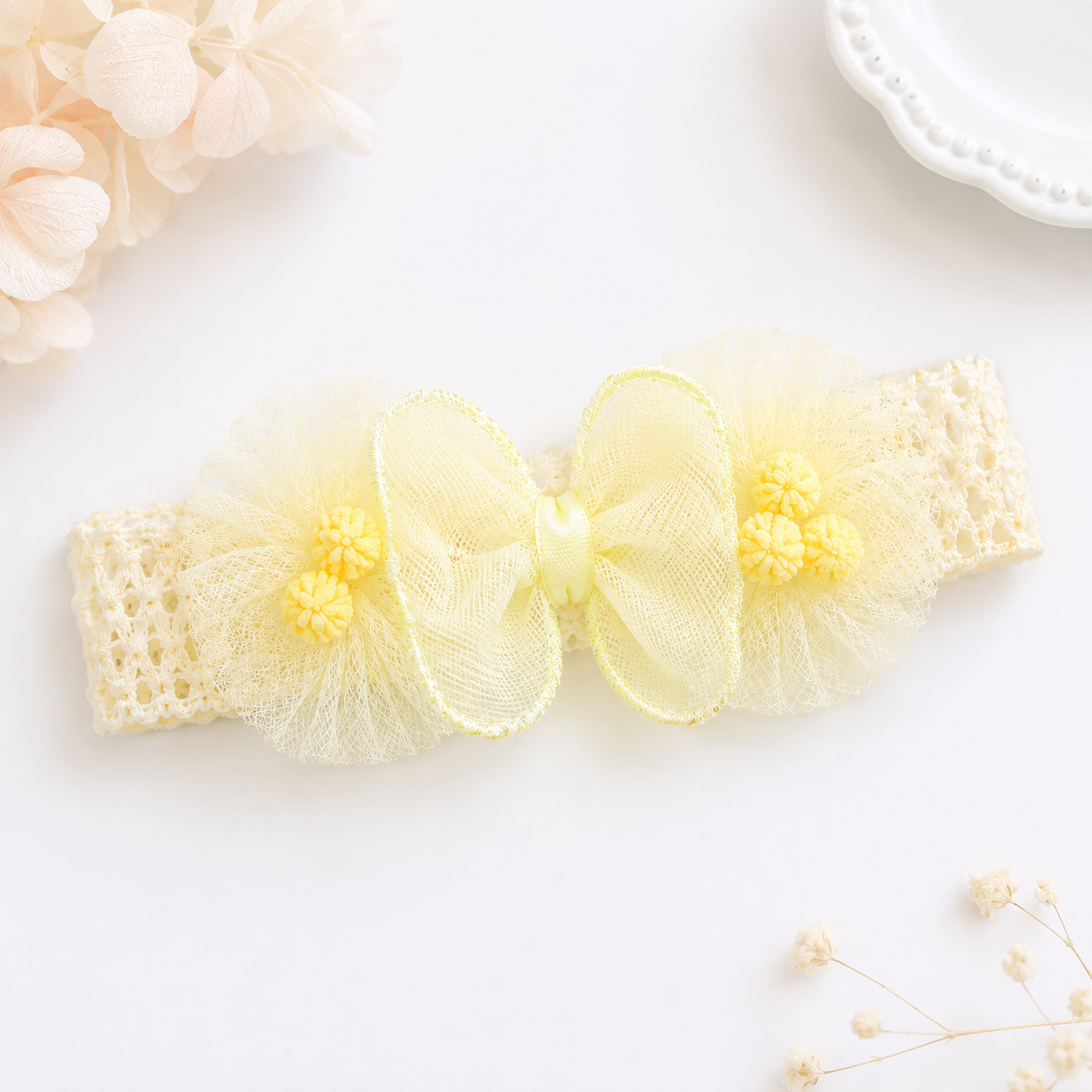 JusCubs Baby Booties and Headband Set