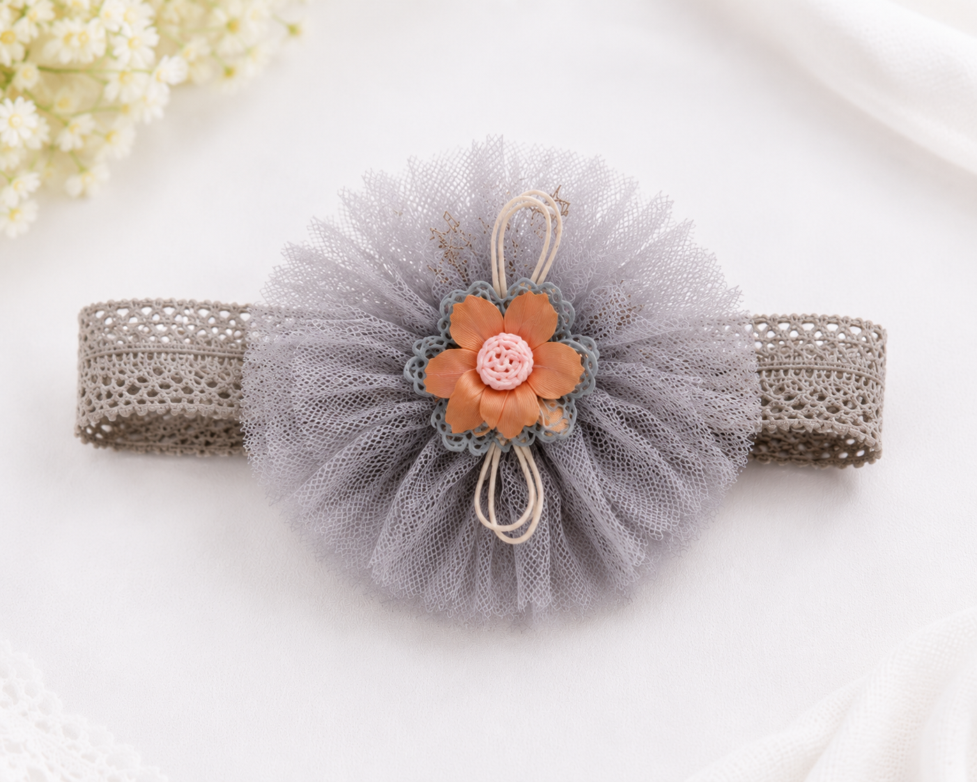 JusCubs Baby Booties and Headband Set