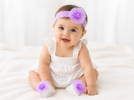 JusCubs Baby Booties and Headband Set