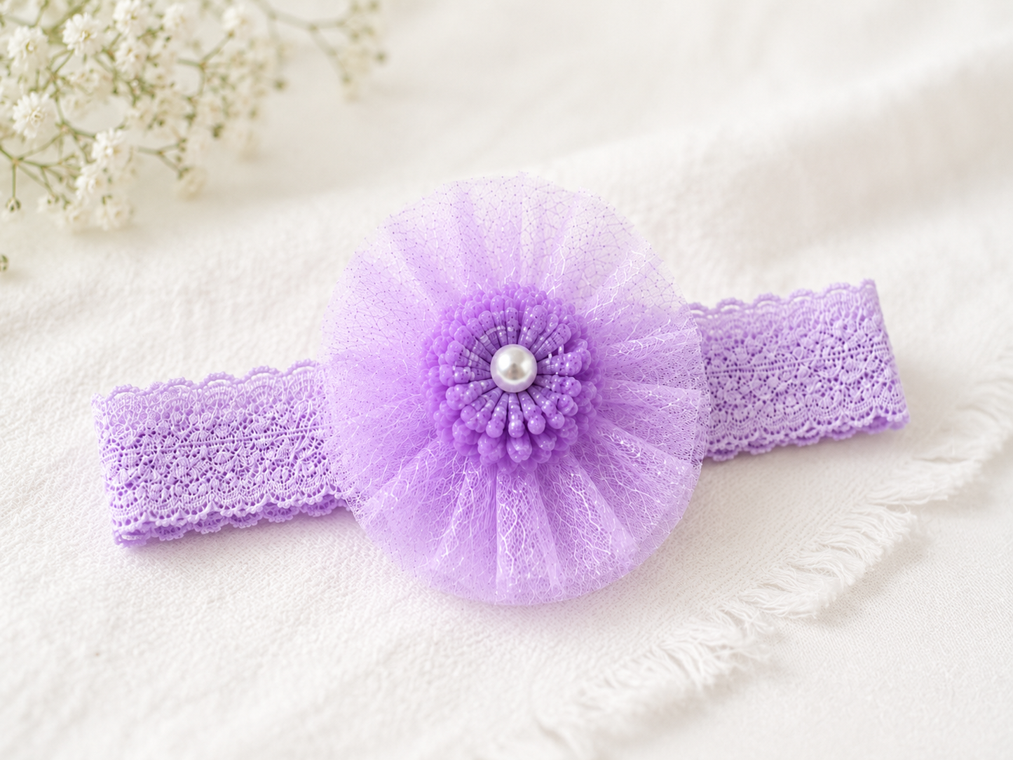 JusCubs Baby Booties and Headband Set