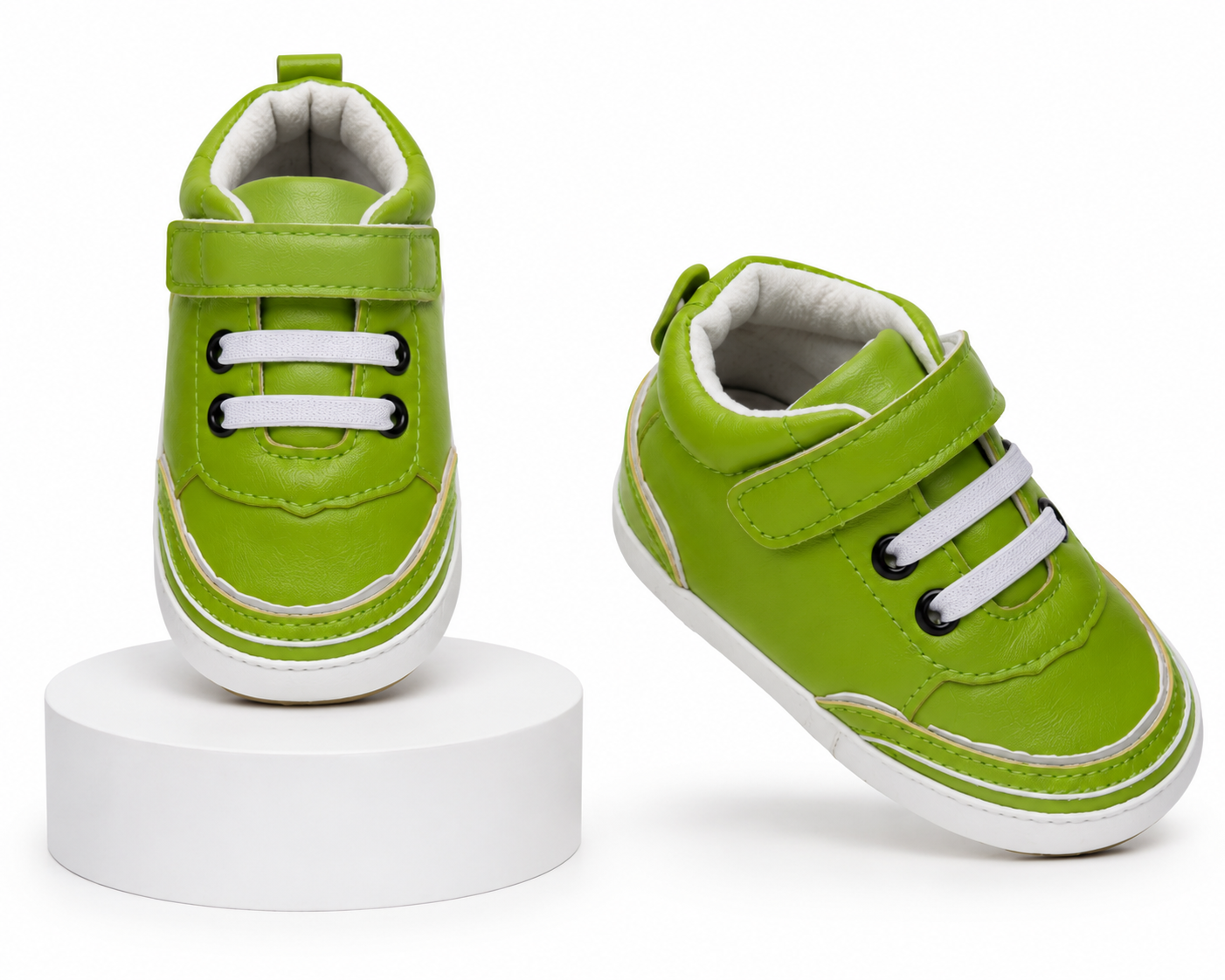 JusCubs Baby Boys & Girls Red High-Top First Walker Shoes