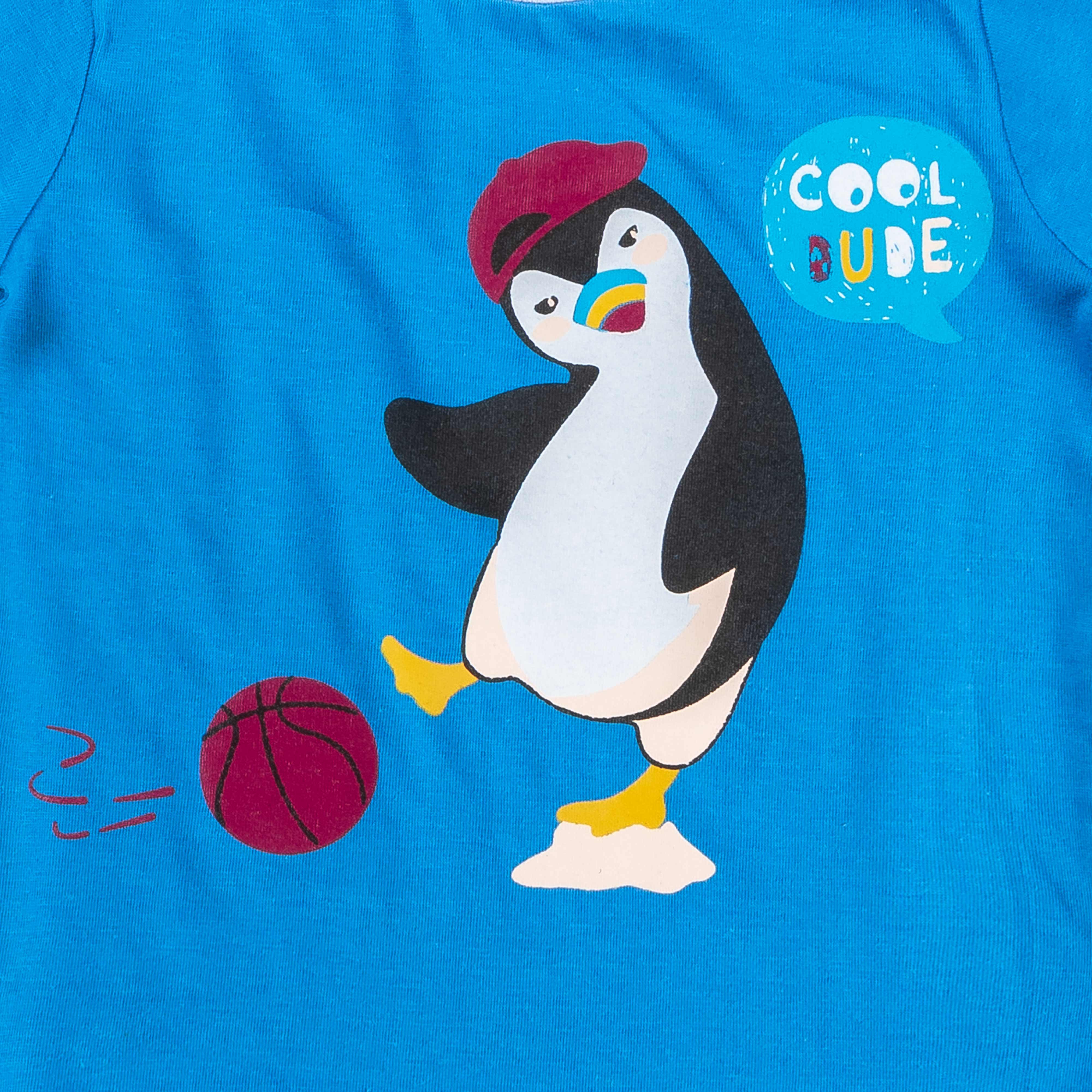 Boys Penguin Printed T-Shirt