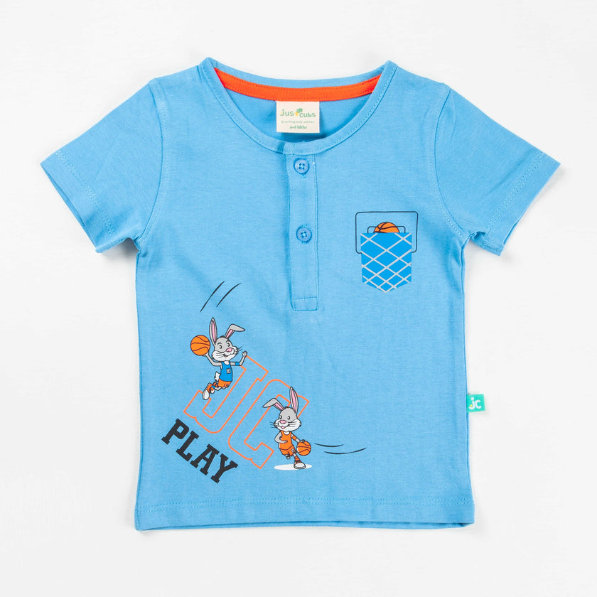 Baby Boys Half Sleeve Graphic Printed T Shirt