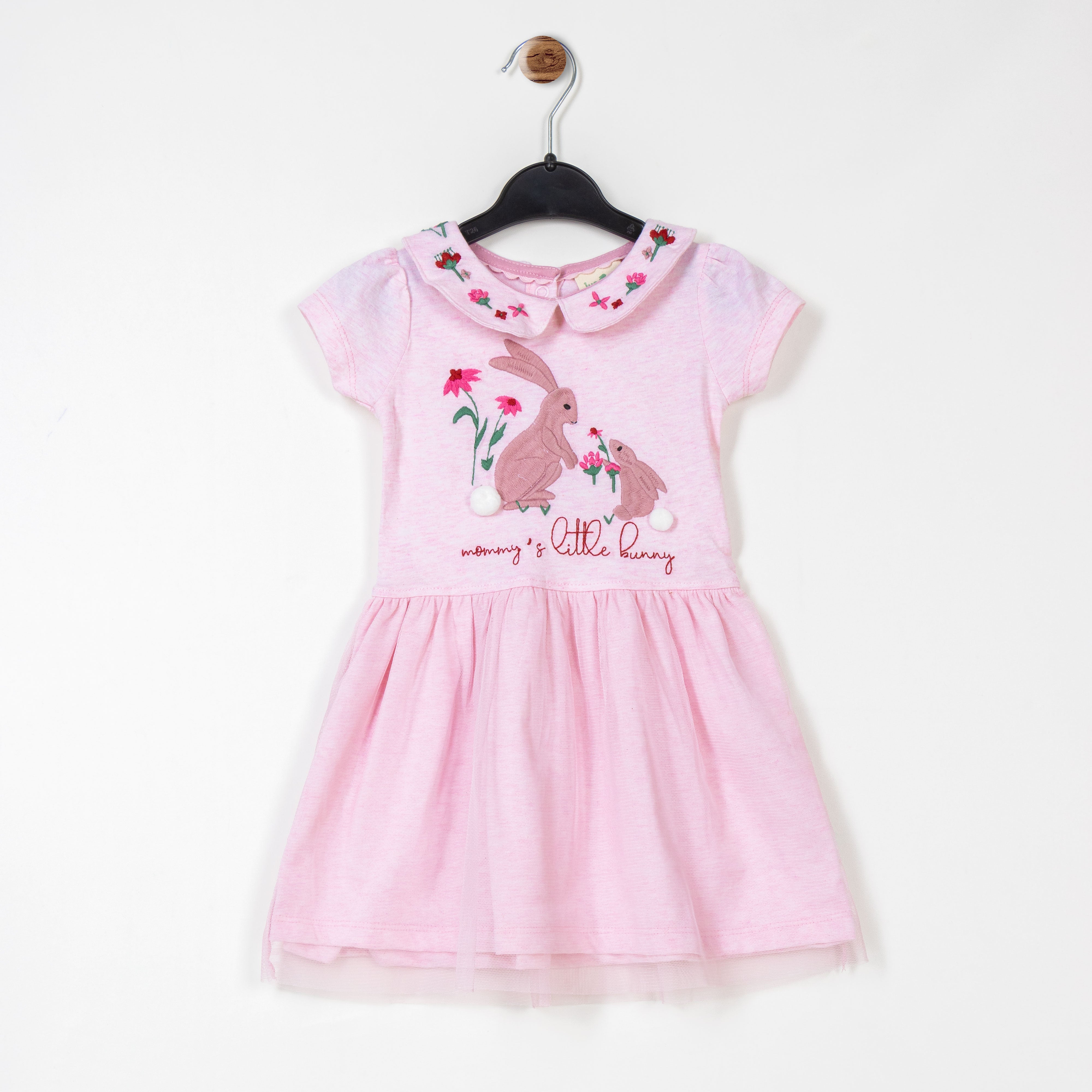 Girls Rabbit Embroidery Dress