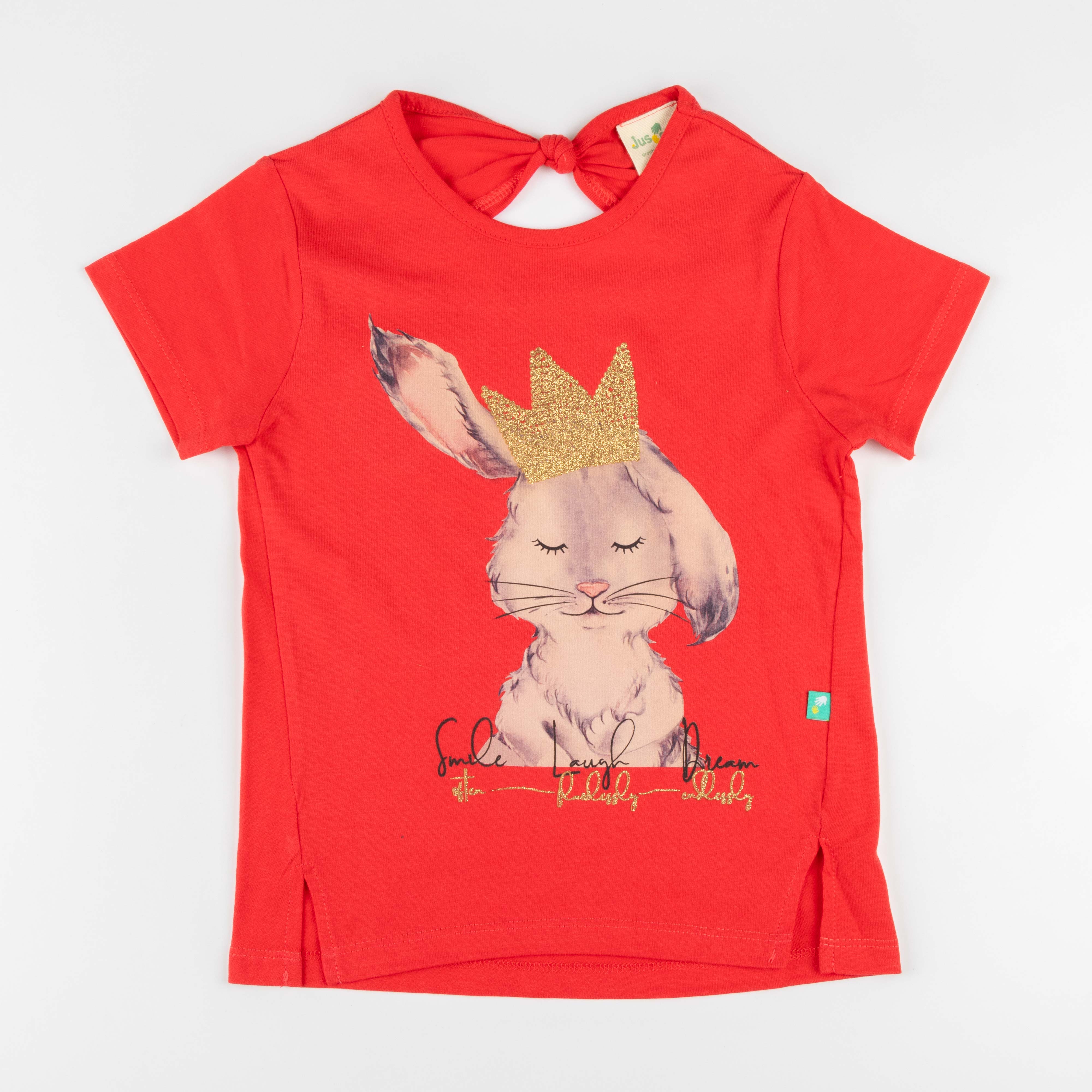 Half Sleeve Rabbit Printed T-Shirt