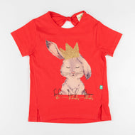 Half Sleeve Rabbit Printed T-Shirt