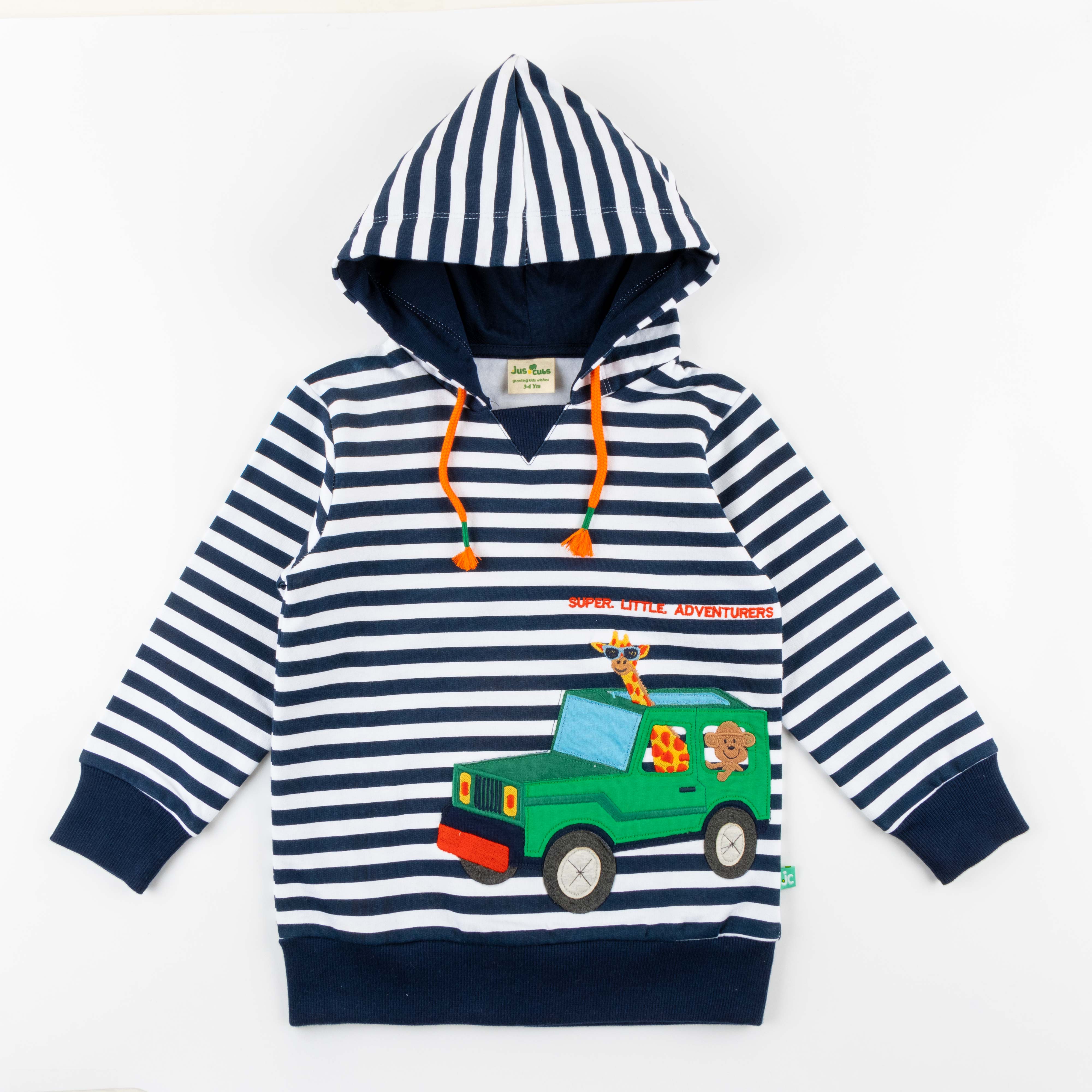 Boys Embroidery Hoodie