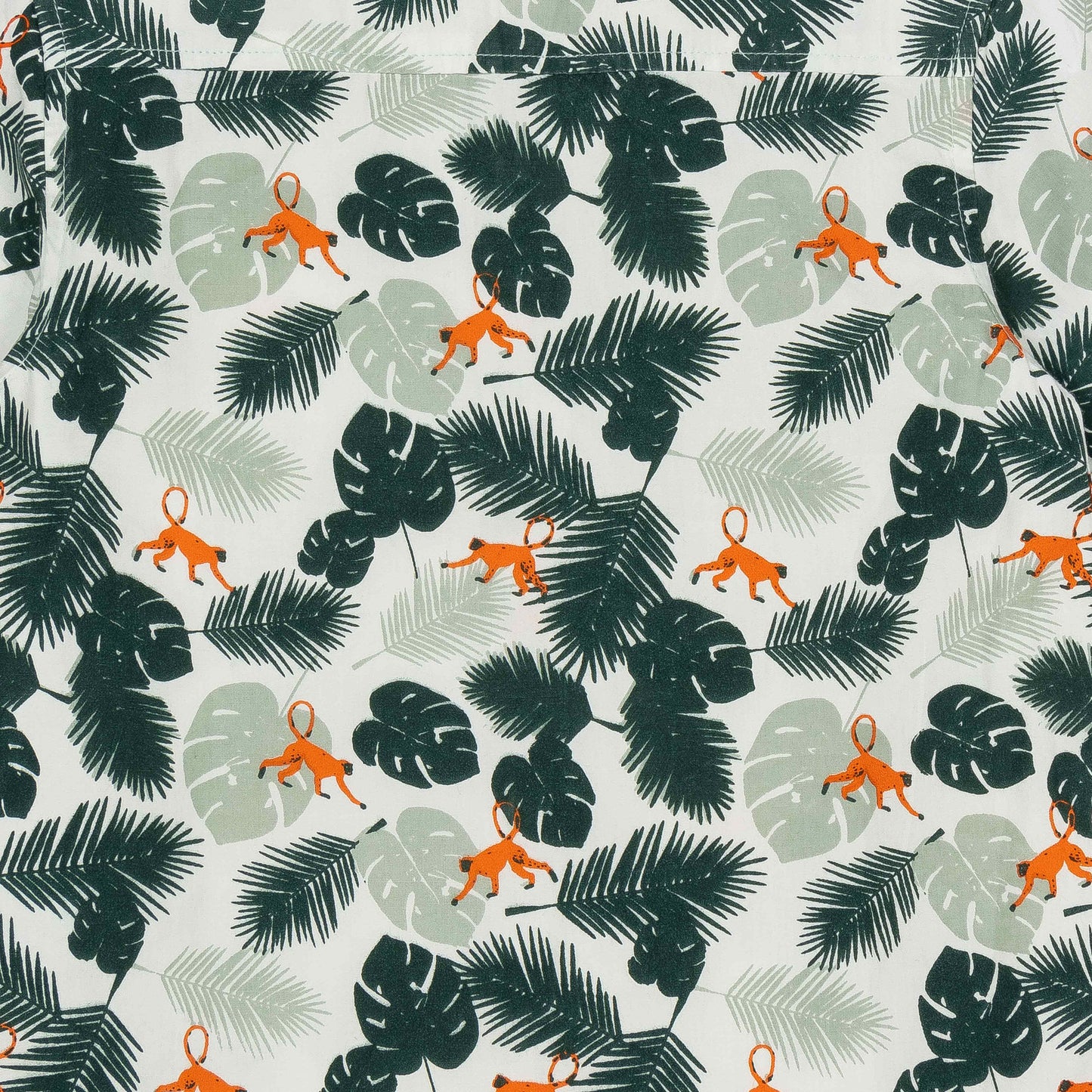 "Boys' Jungle Print Shirt and Khaki Shorts Set – Fun Safari Outfit"