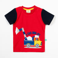 Baby Boys Half Sleeve Graphic Printed T Shirt