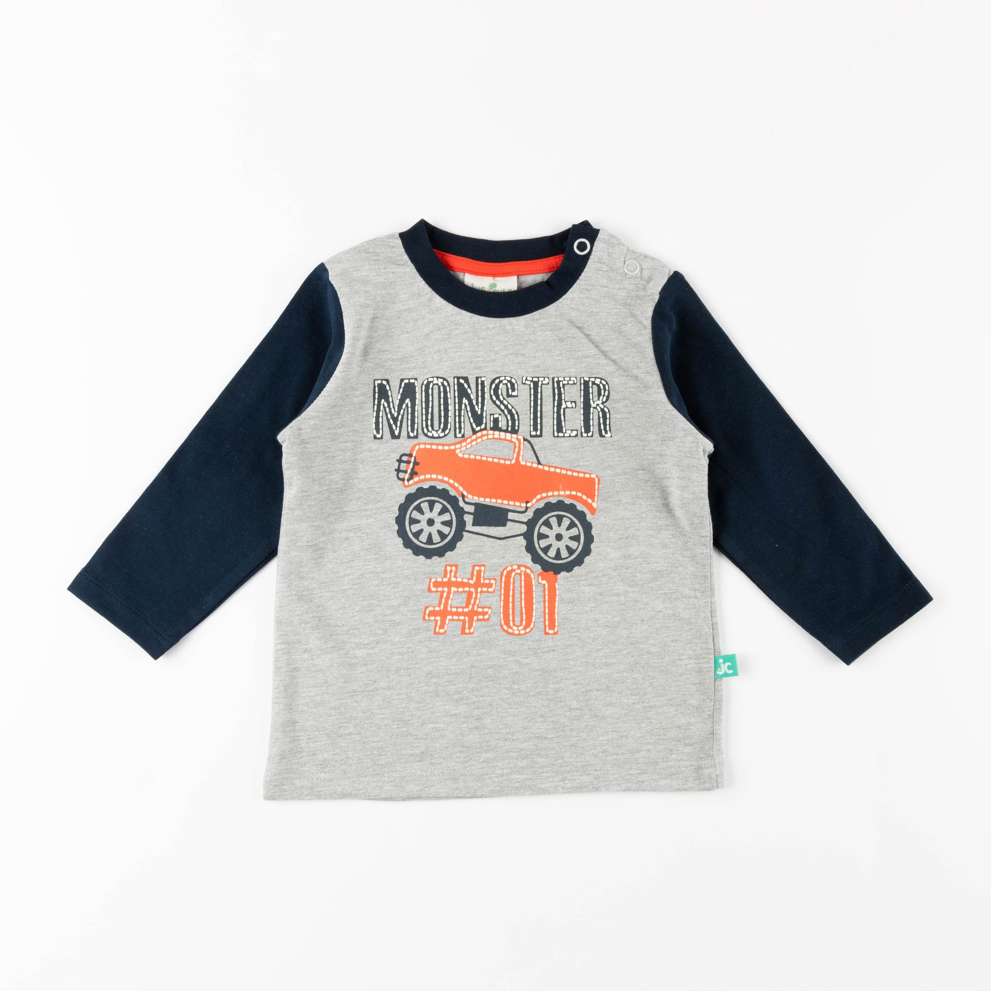 Boys Full Sleeve Car  Printed T-Shirt