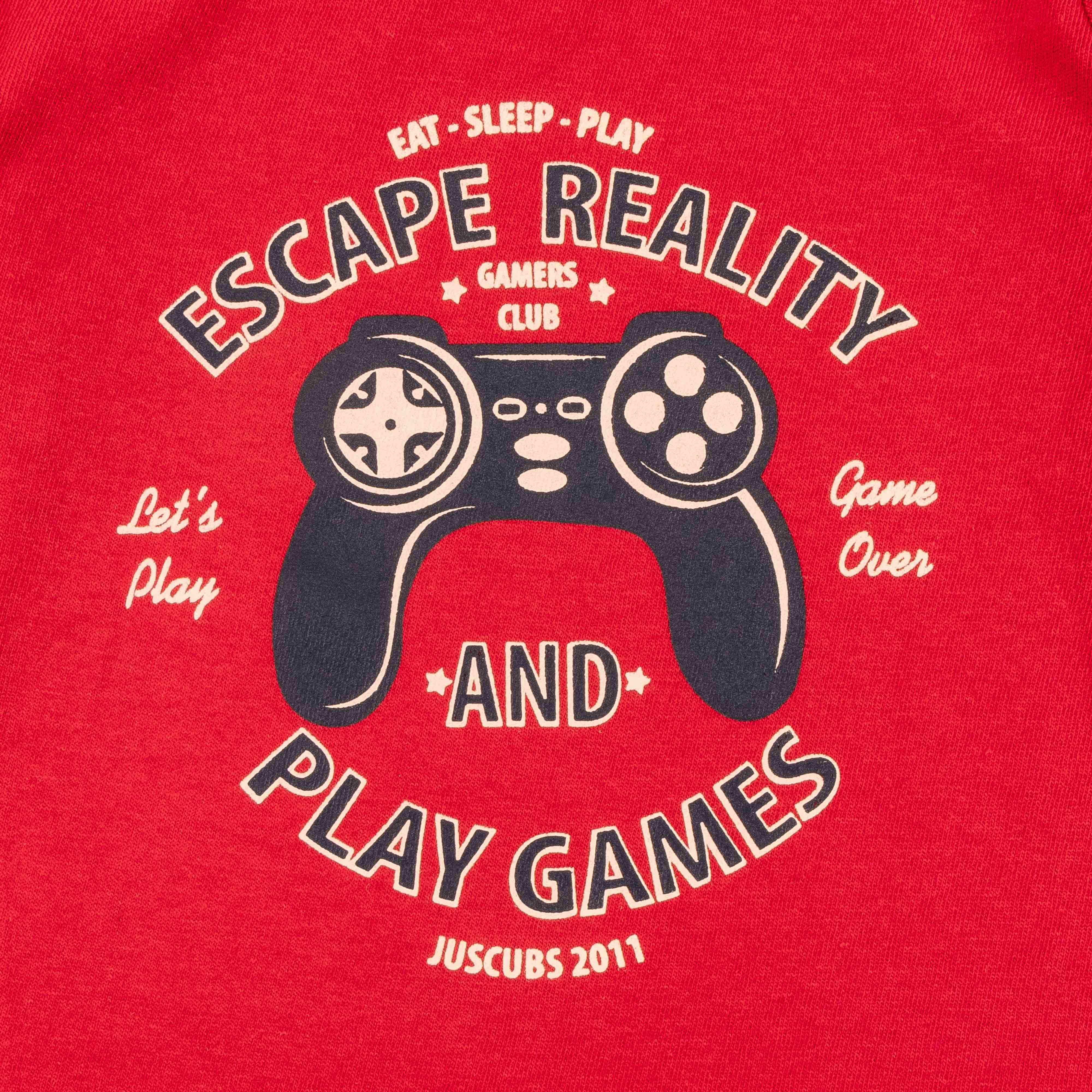 Boys Full Sleeve Game Printed T-Shirt