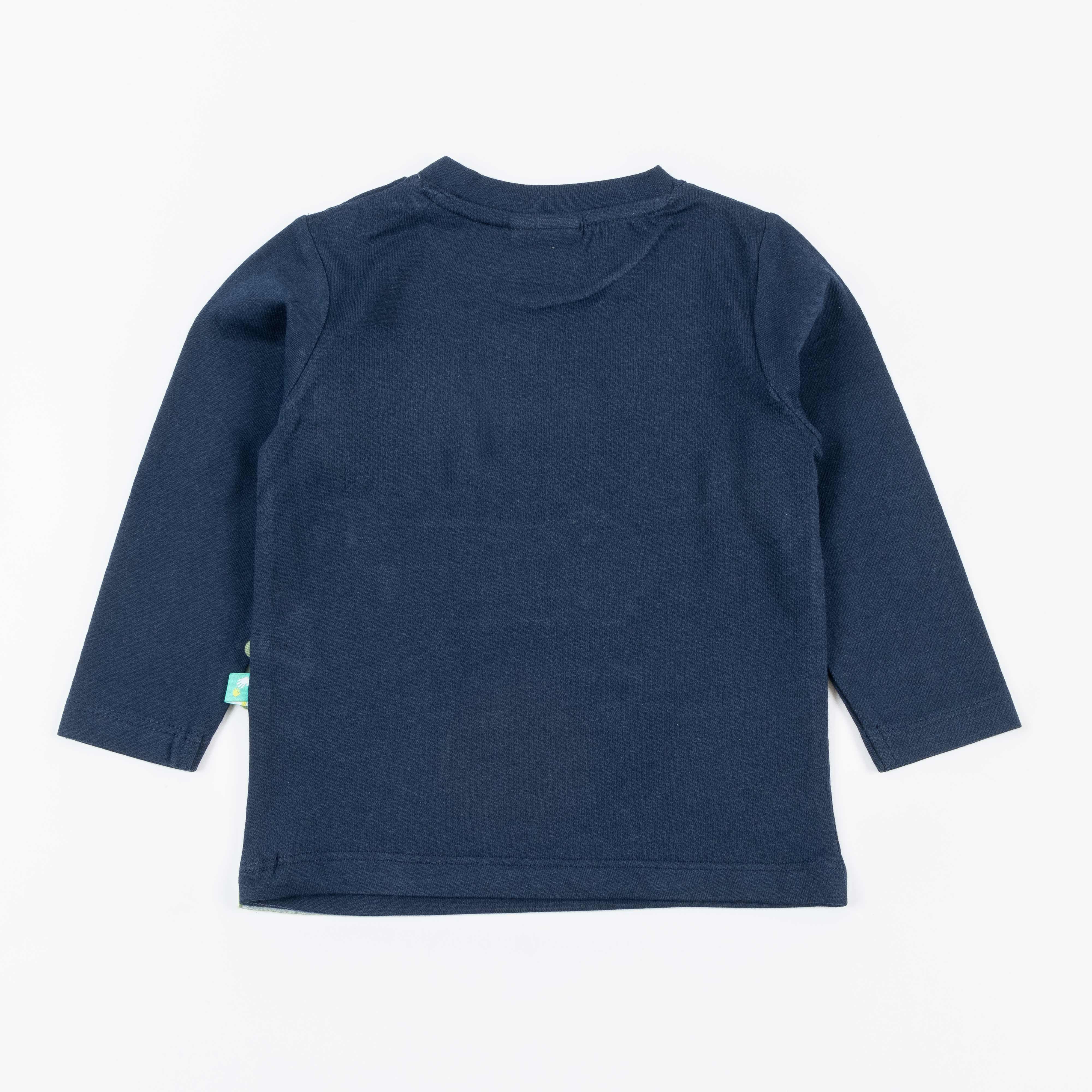 Crocodile Appliqué Full Sleeve T-Shirt for Boys – “One Snappy Little Crocodile” Design