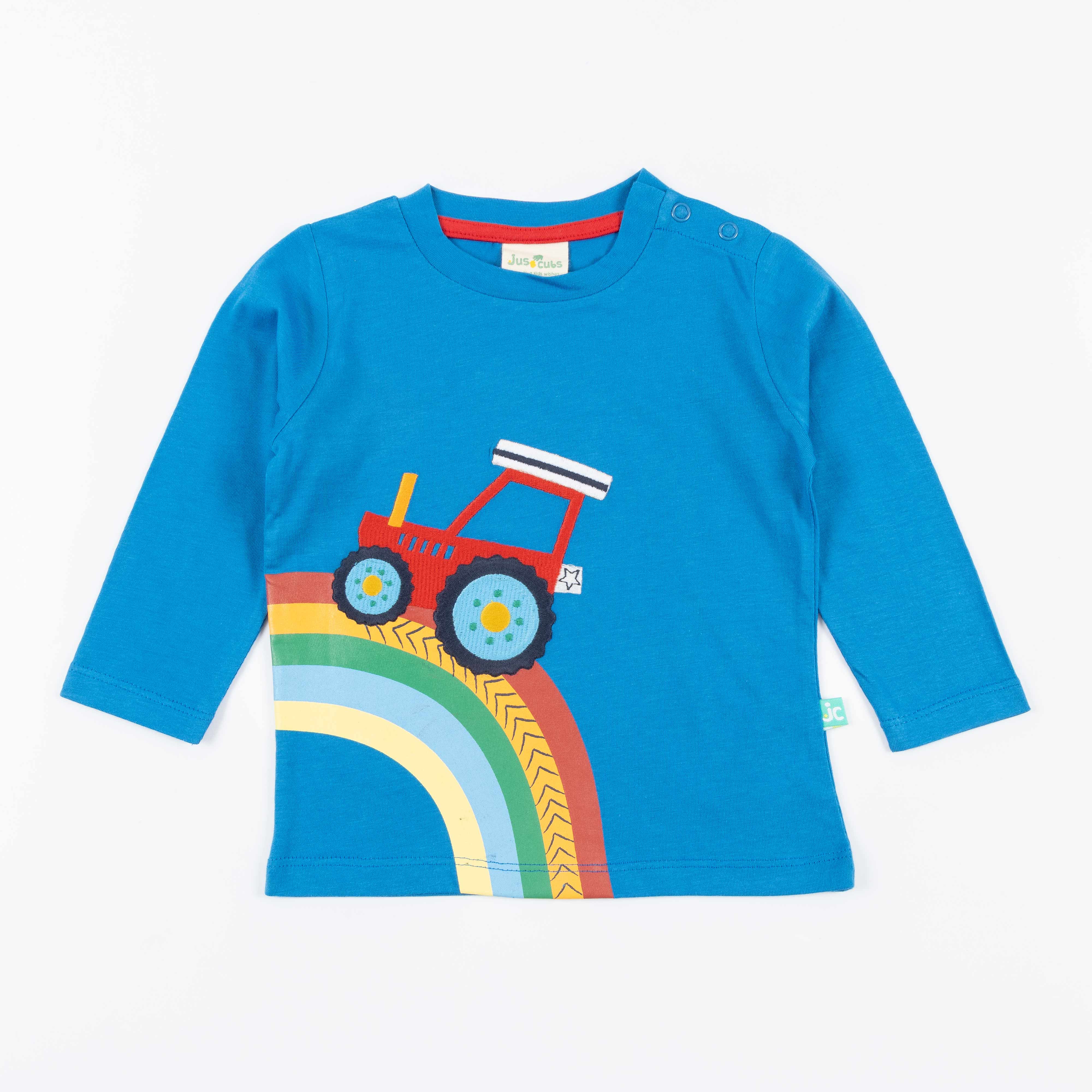 Baby Boys Car Printed Full Sleeve T-Shirt