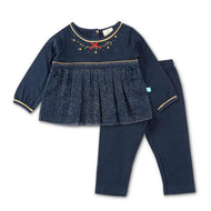 Girls Printed Full Sleeve Top With Pant