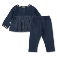 Girls Printed Full Sleeve Top With Pant