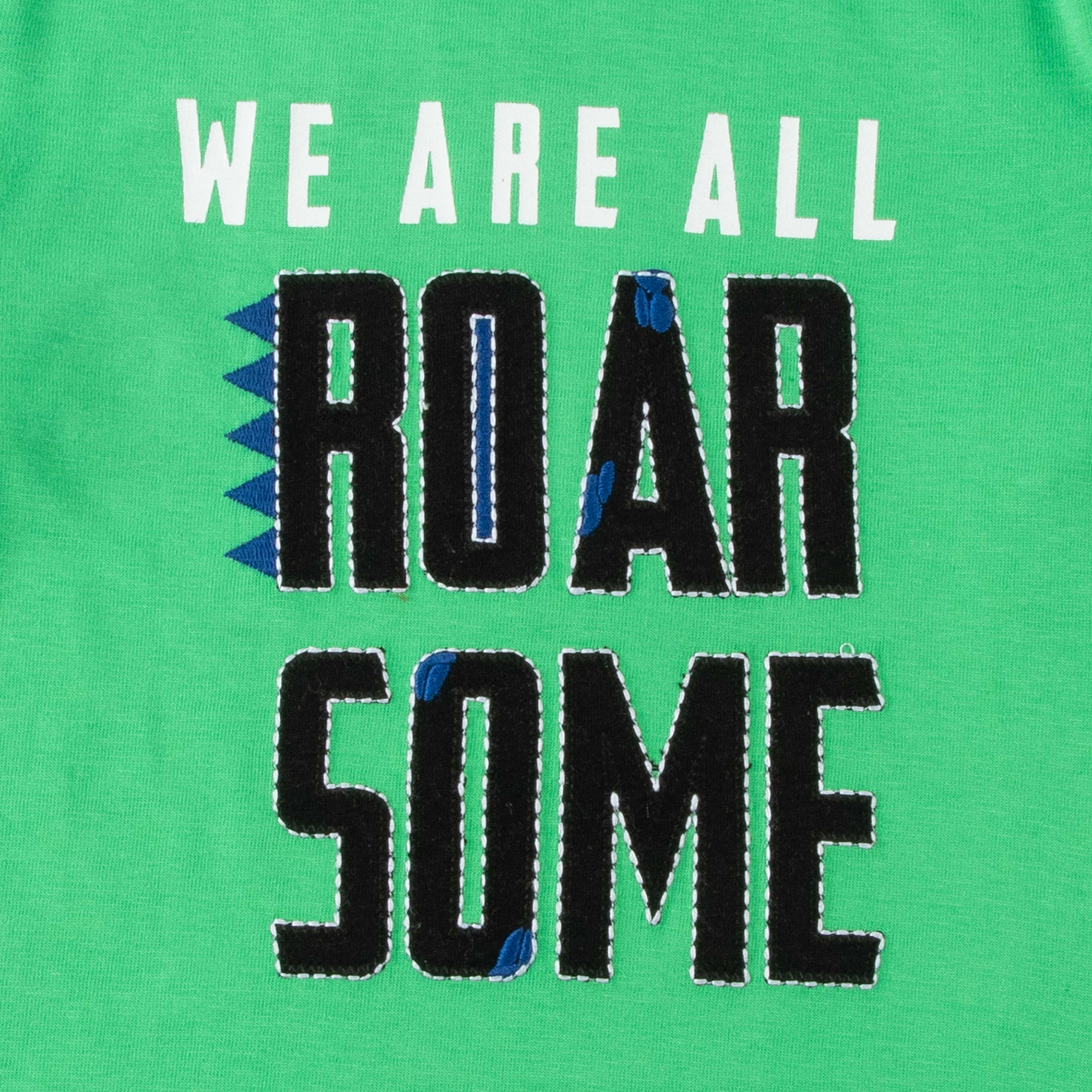 "Boys' Long Sleeve T-Shirt – 'We Are All Roarsome' Graphic Print"