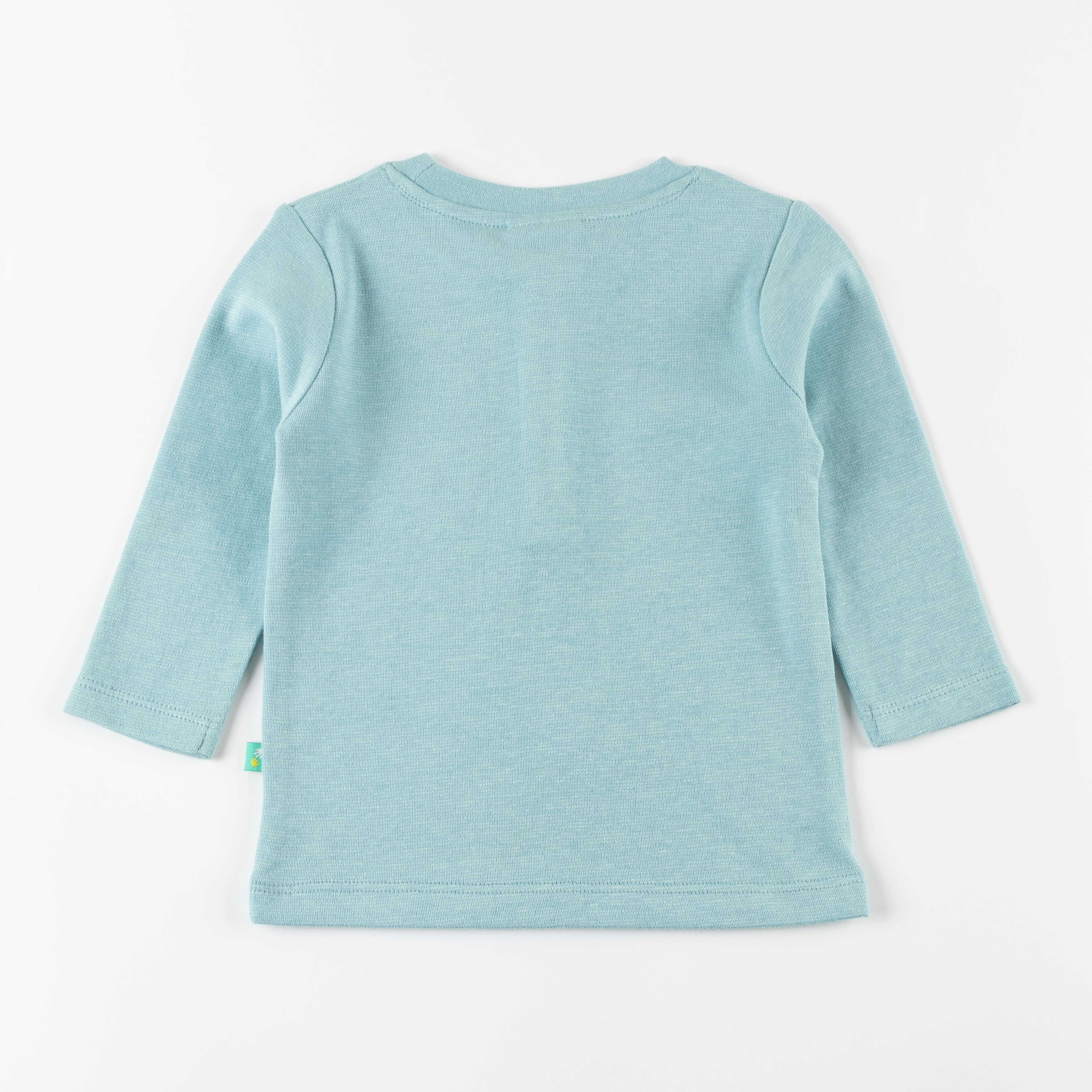 "Baby Boys 'Born to Explore' Henley Tee – Long Sleeve Polar Bear Print T-shirt"