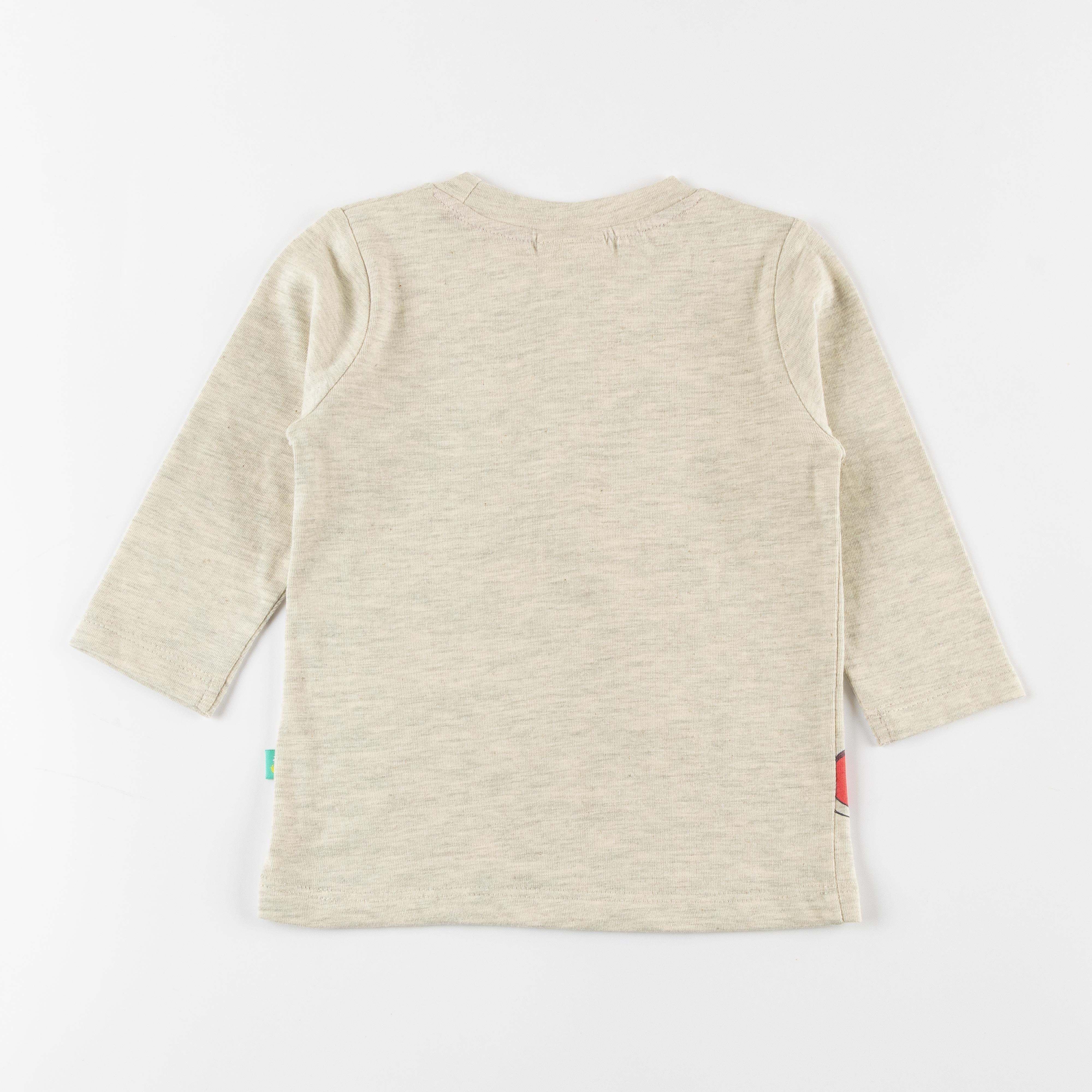"Baby Boys 'Born to Explore' Henley Tee – Long Sleeve Polar Bear Print T-shirt"