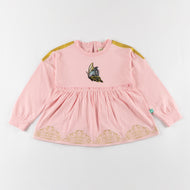 Girls Full Sleeve Butterfly Top