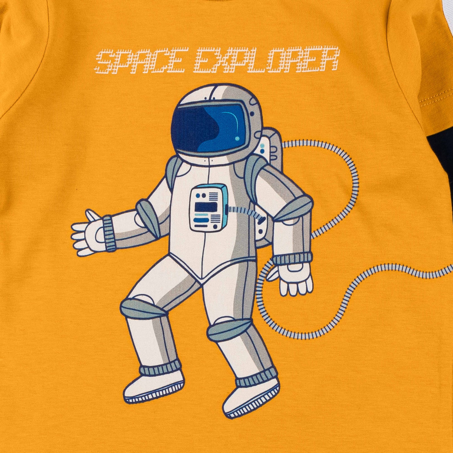 Young Boys Full Sleeve Space Printed T-Shirt