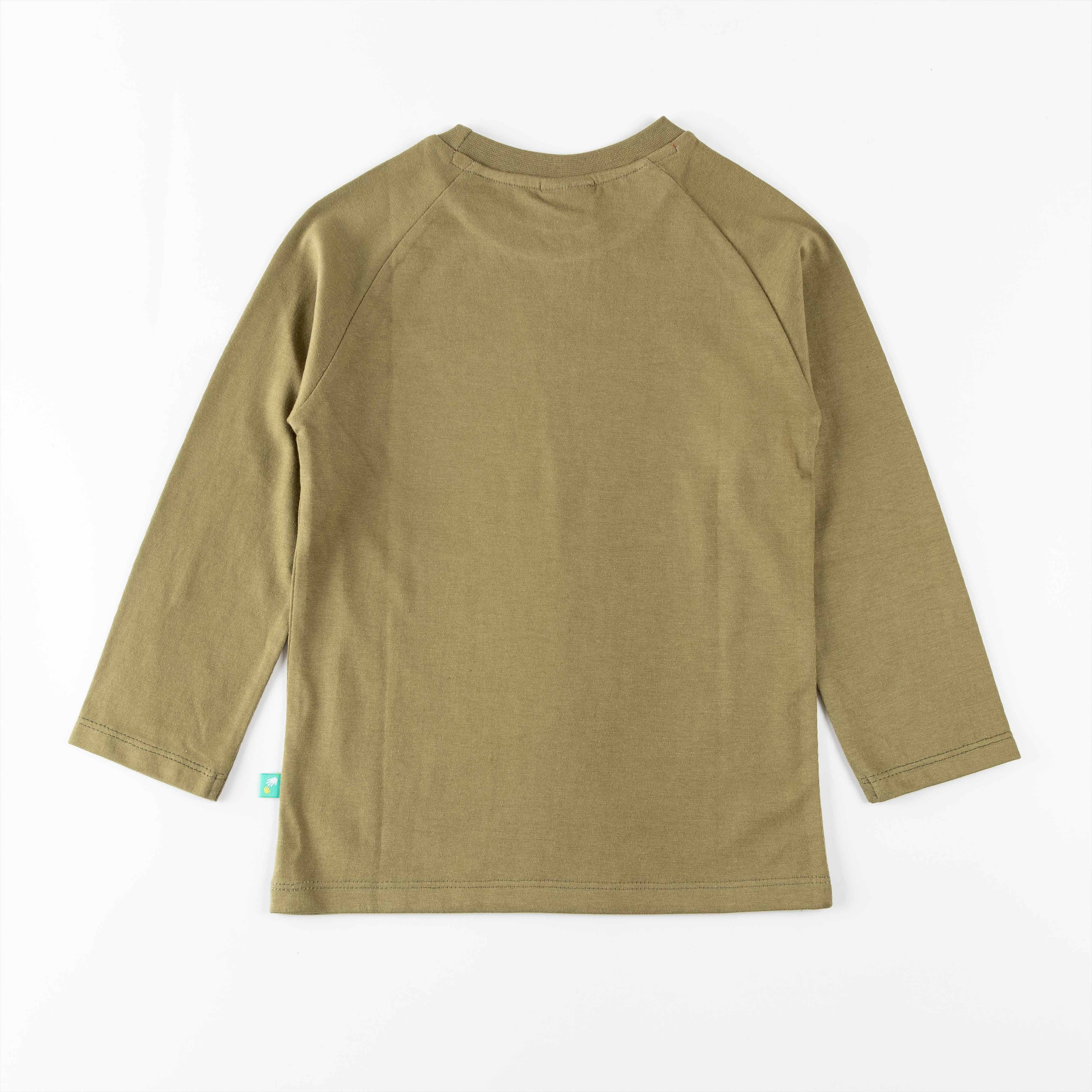"Boys 'Dinosaur Explorer' Graphic Tee – Long Sleeve Cotton T-shirt"